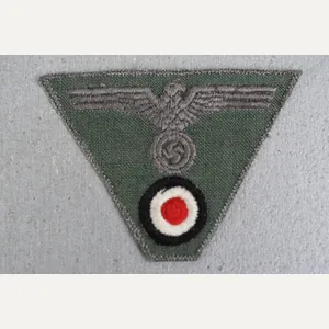 M44 army (Heer) embroidered trapezoid cap insignia