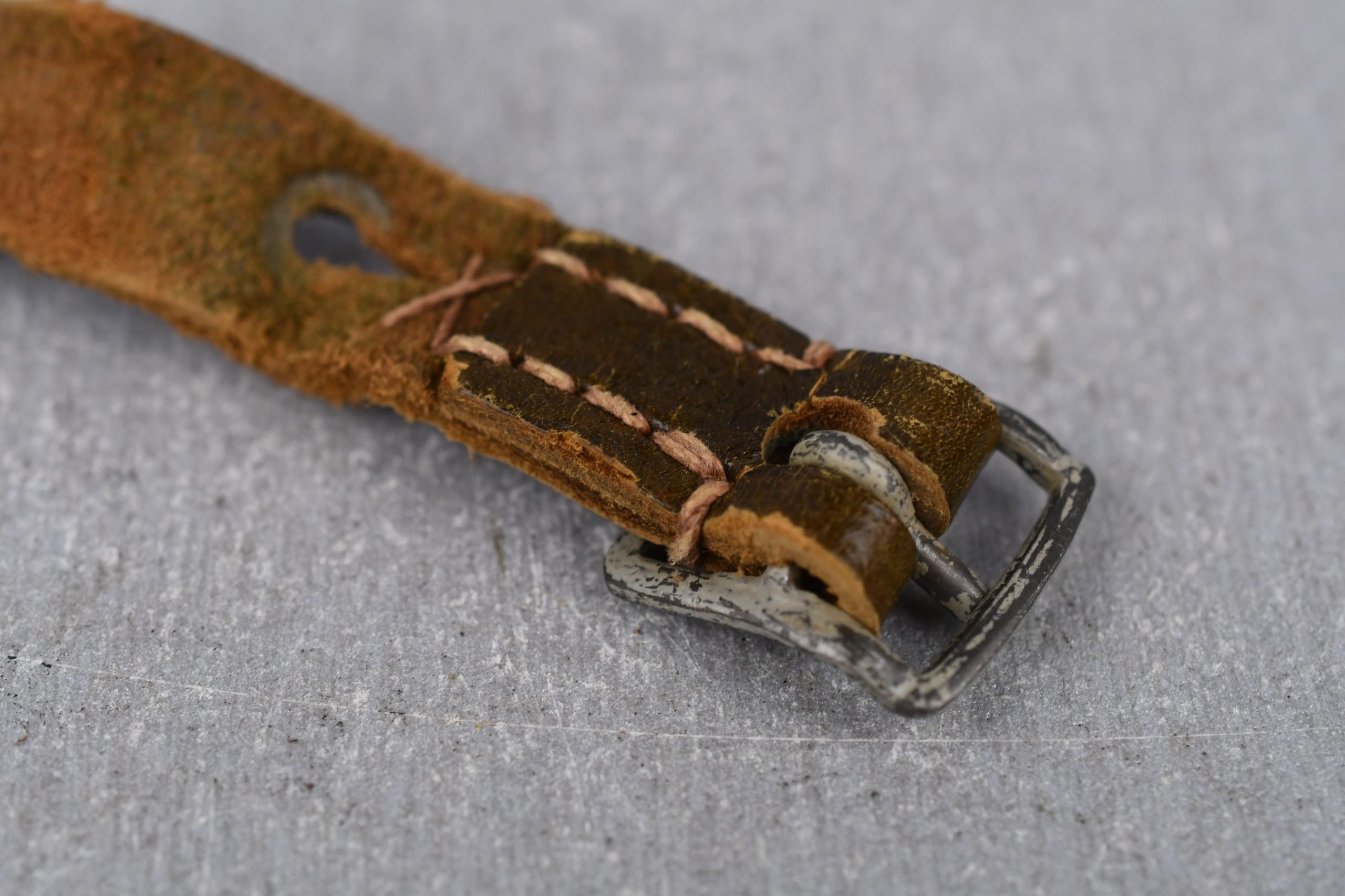 German helmet chin strap buckle in Presstoff — image 3