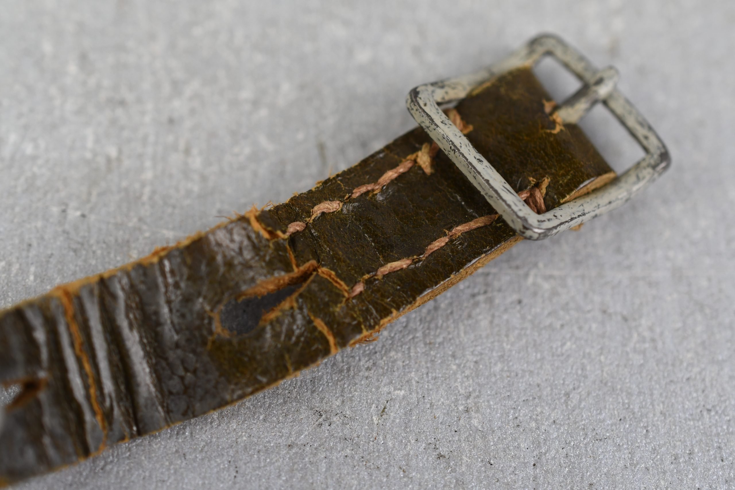 German helmet chin strap buckle in Presstoff — image 5