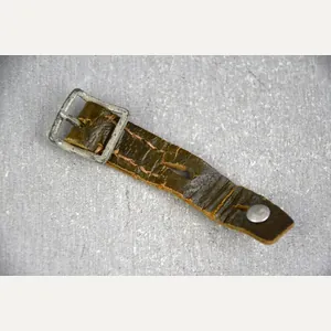 German helmet chin strap buckle in Presstoff