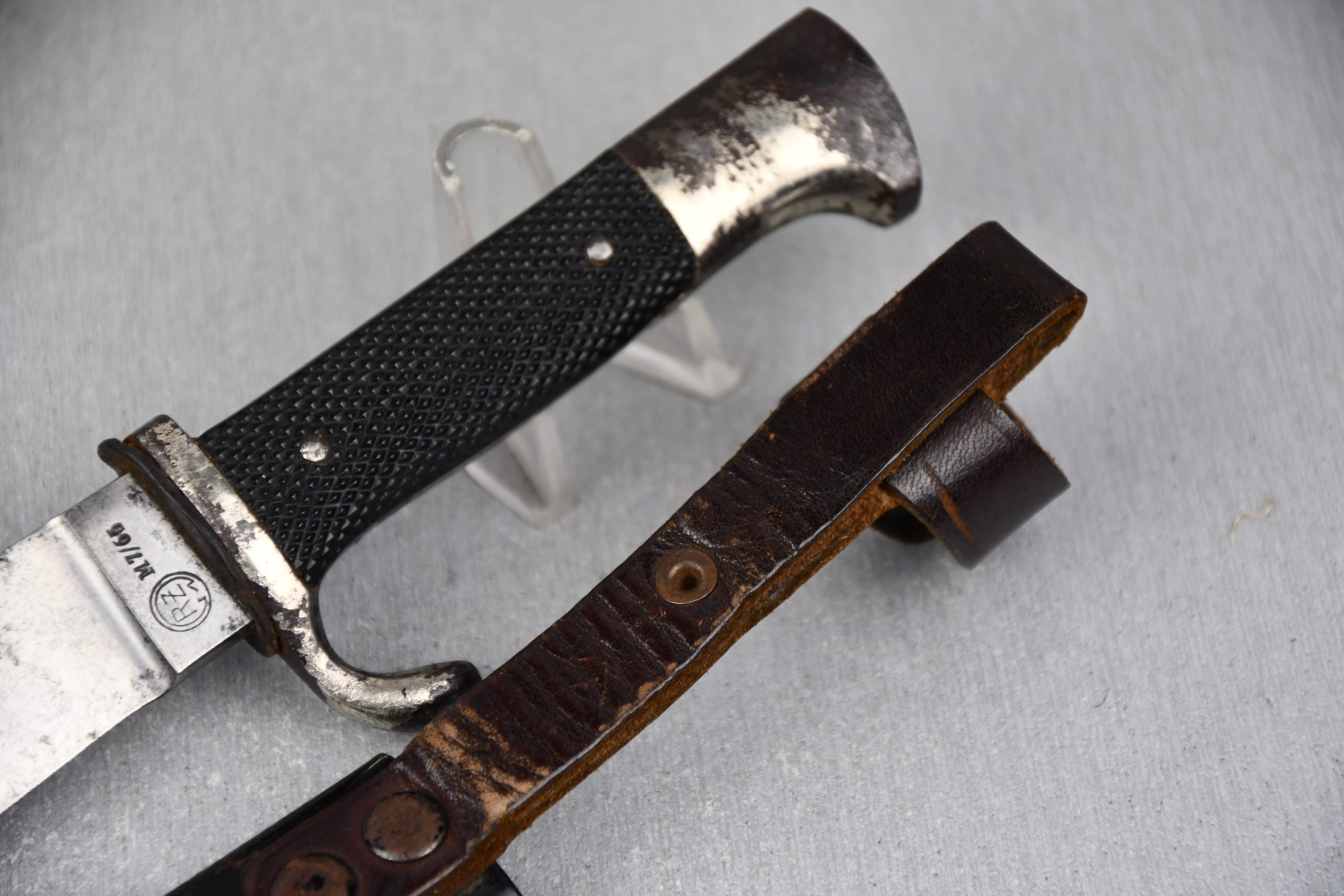 Transitional Hitlerjugend knife with motto by RZM M7/65 Carl Heidelberg — image 9