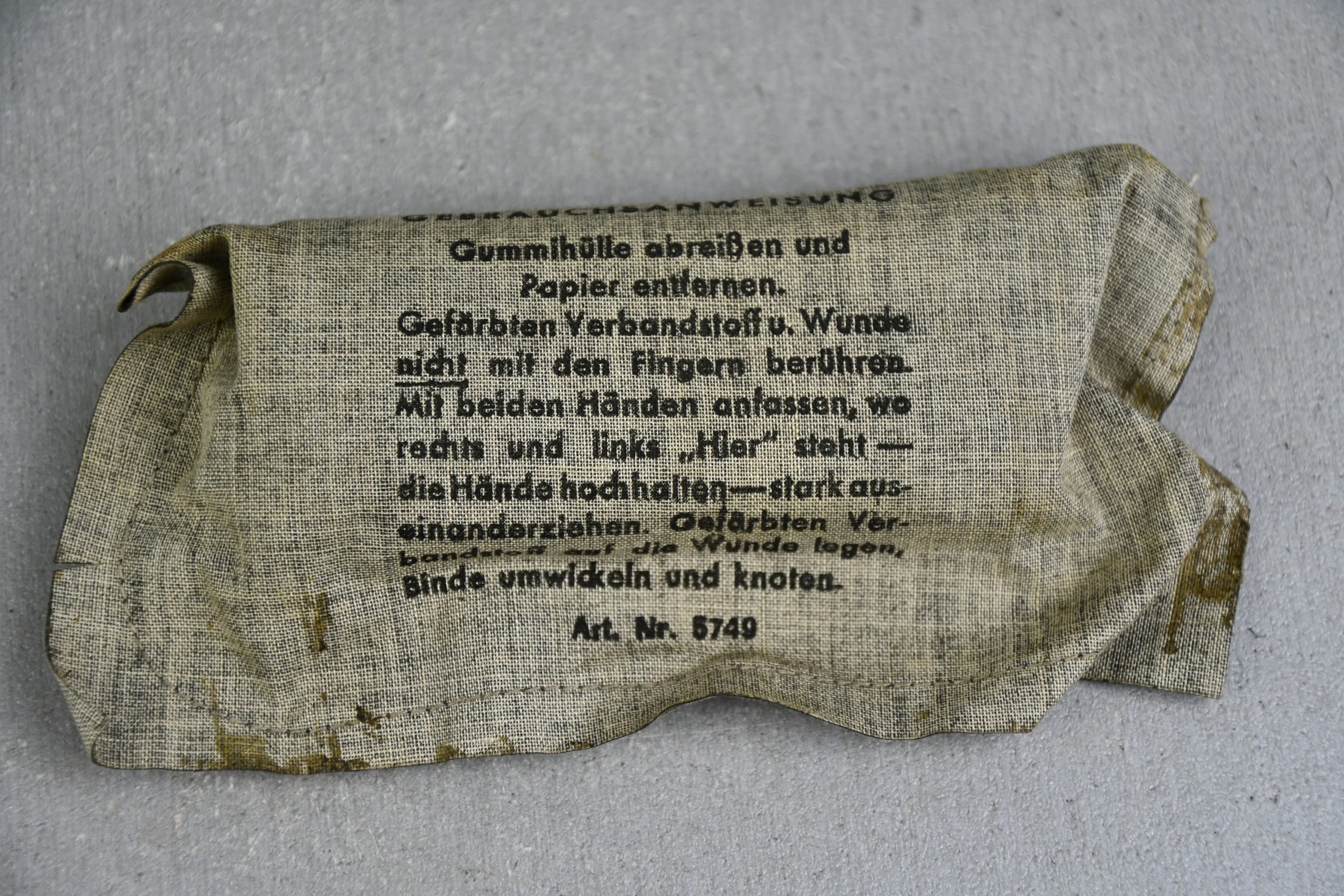 RARE Wehrmacht bandage 1945 — image 3