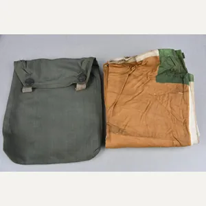 Complete Wehrmacht gascape with pouch 1943