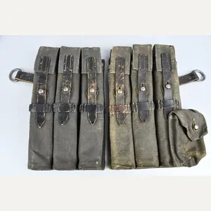 Wehrmacht matching MP38/40 magazine pouches by 'hcy' 1942
