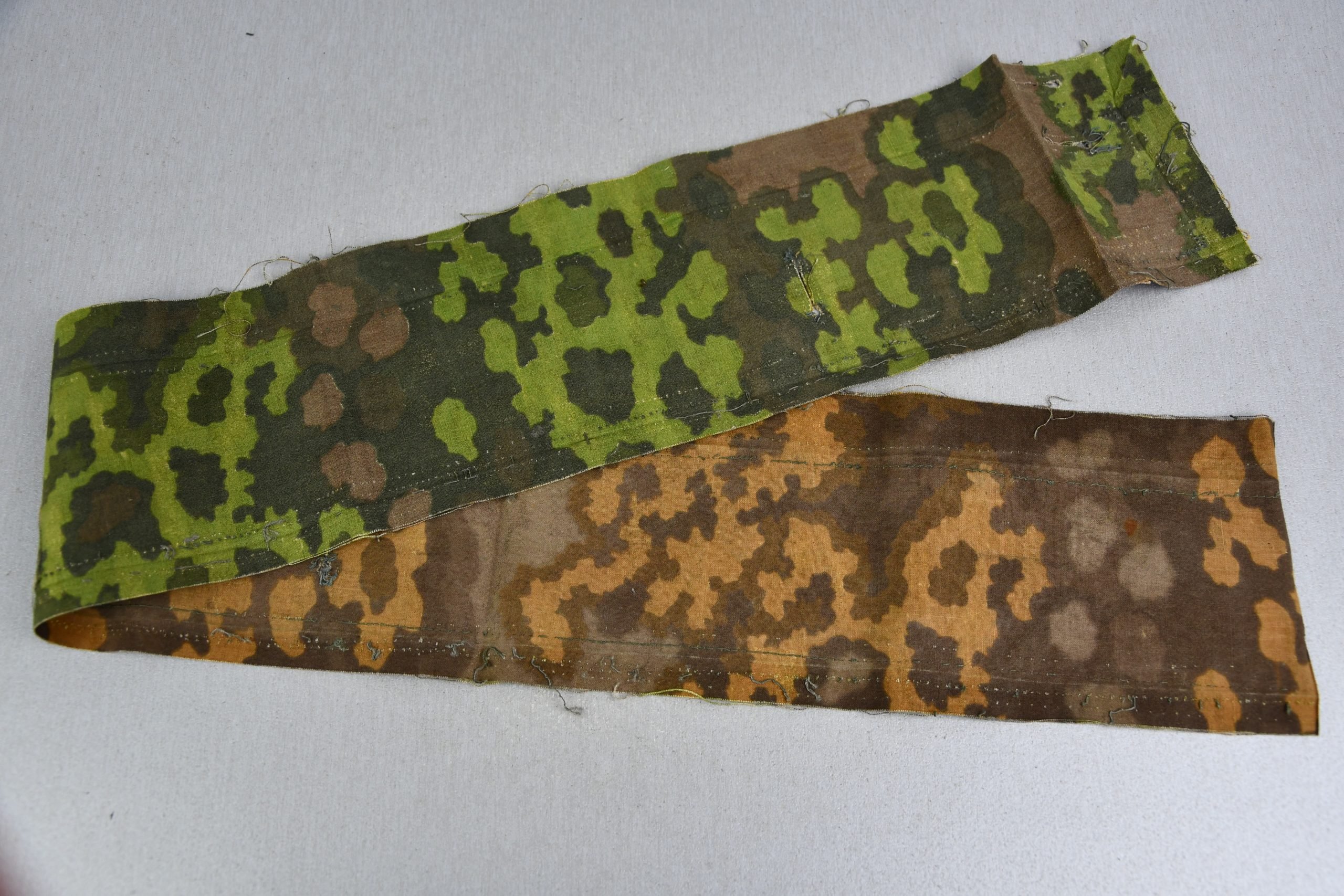 Waffen-SS oak pattern camouflage 'Eichenlaub' canvas cloth — image 3