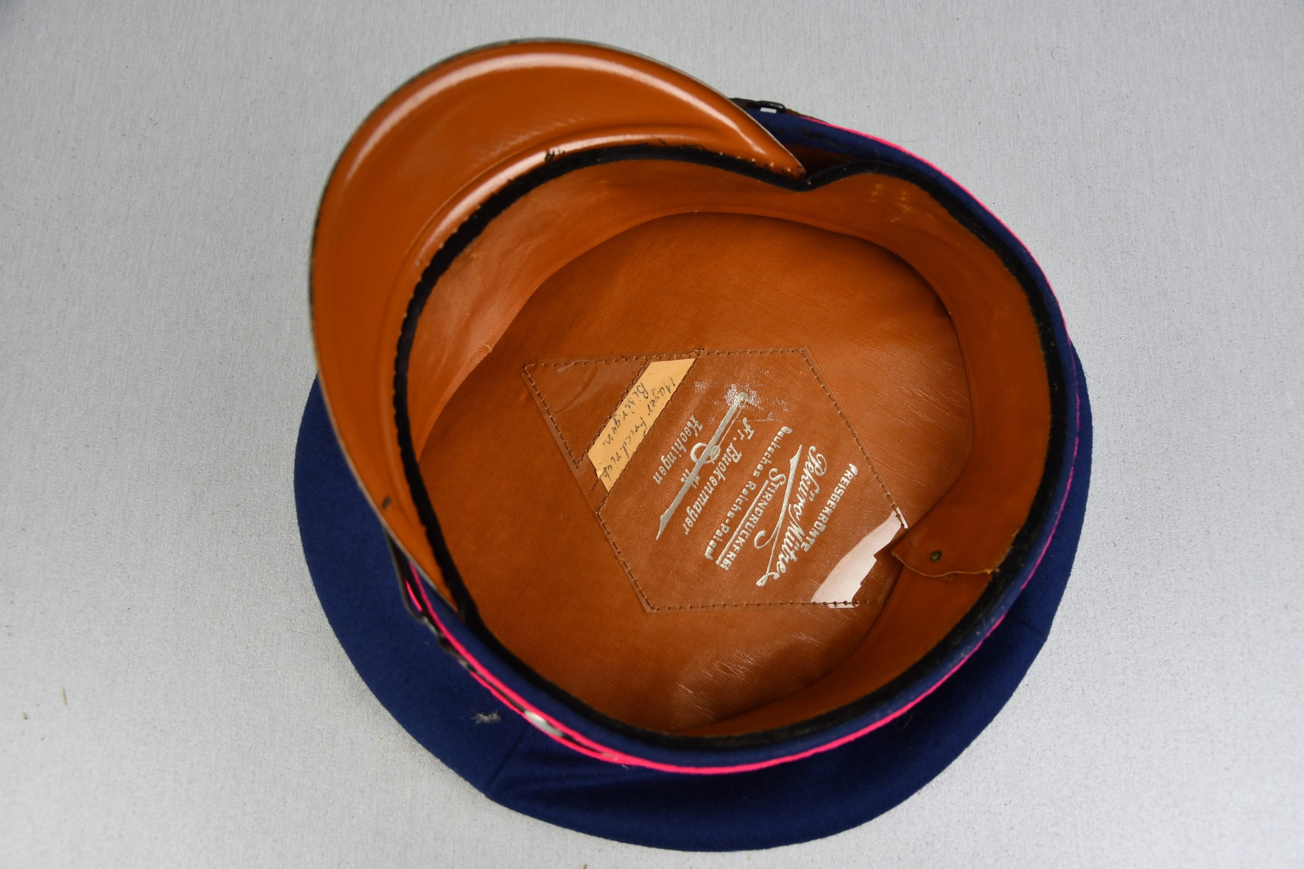 Early 'Deutsche Feuerwehr' visor cap by Peküro – Frank Buckenmayer — image 13