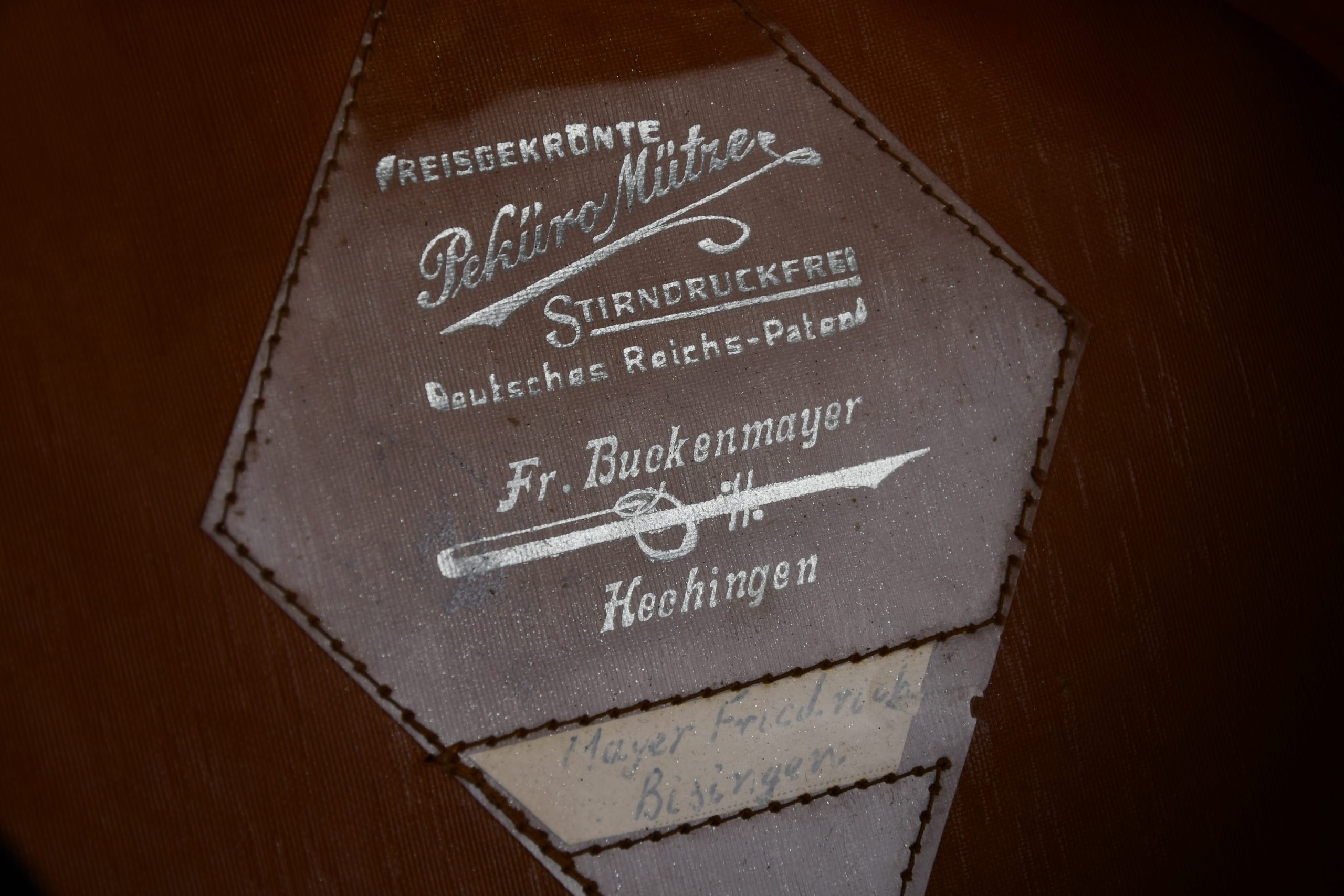 Early 'Deutsche Feuerwehr' visor cap by Peküro – Frank Buckenmayer — image 16