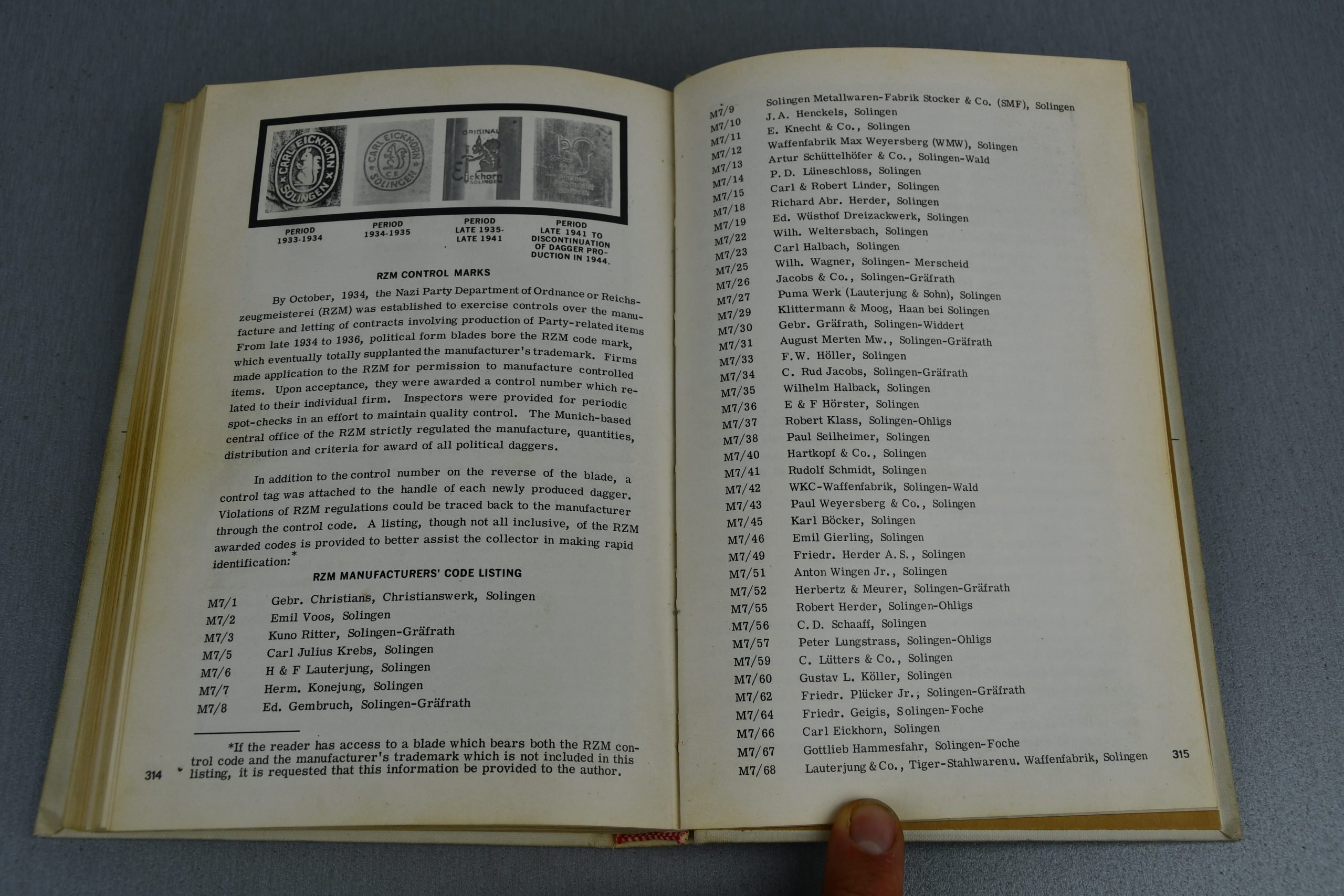 Reference Book – Daggers, Bayonets & Fighting Knives of Hitler's Germany by Major John R. Angolia — image 4