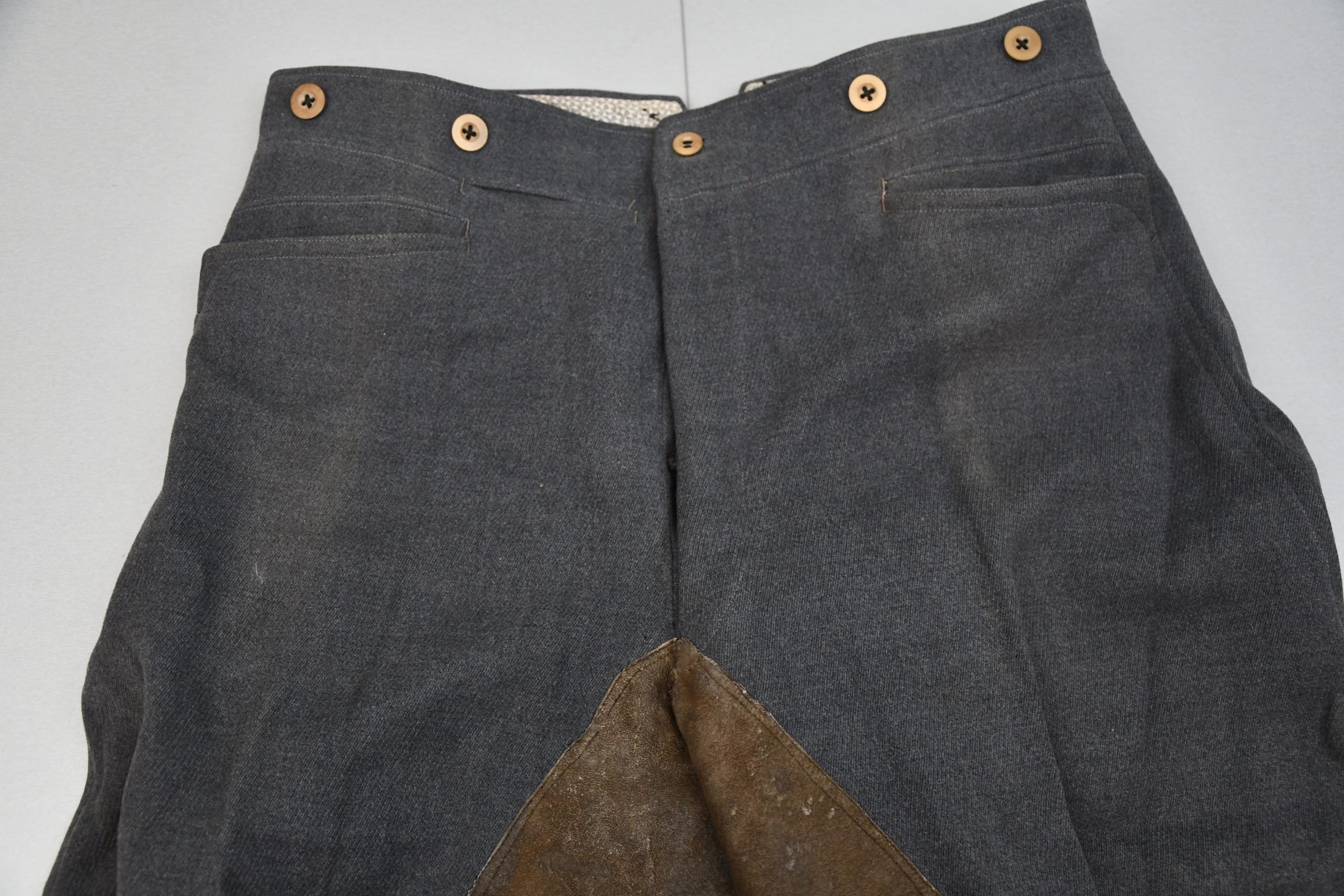 M36 Army / Waffen-SS stone grey officer breeches — image 4