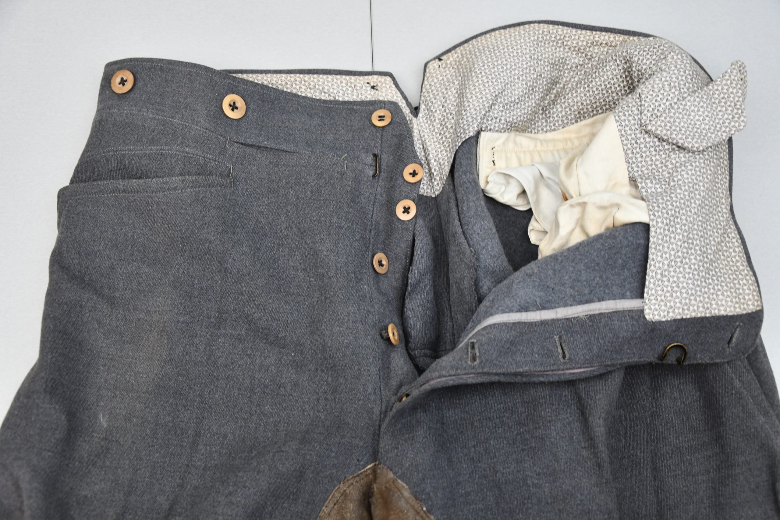 M36 Army / Waffen-SS stone grey officer breeches — image 5