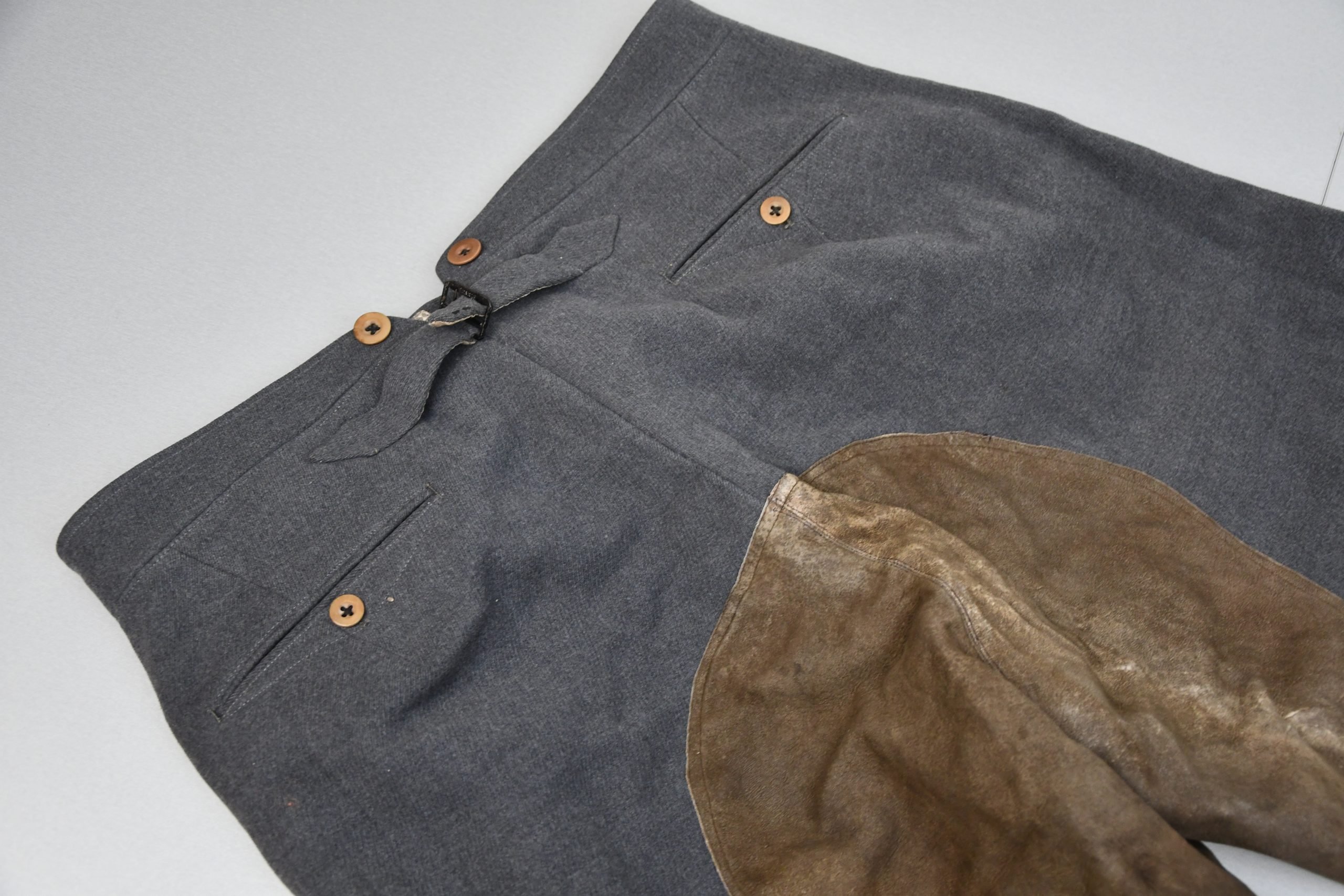 M36 Army / Waffen-SS stone grey officer breeches — image 8