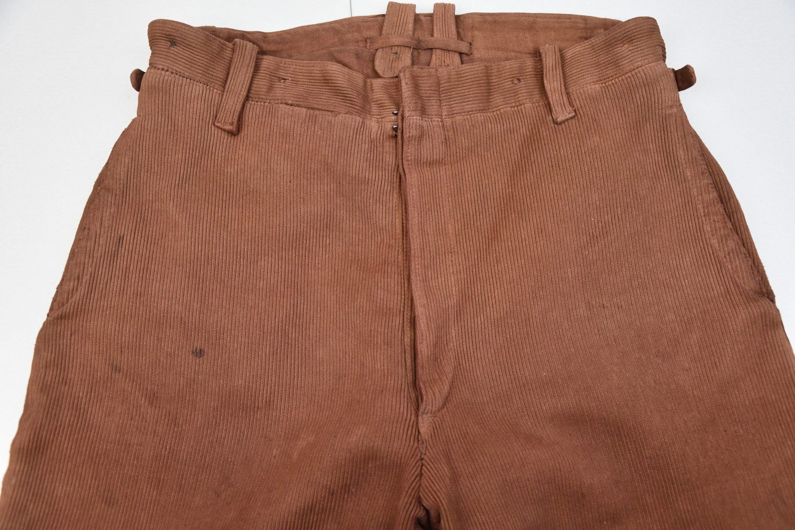 Early Political / SA 'Sturmabteilung' Brown Ribbed Trousers — image 6