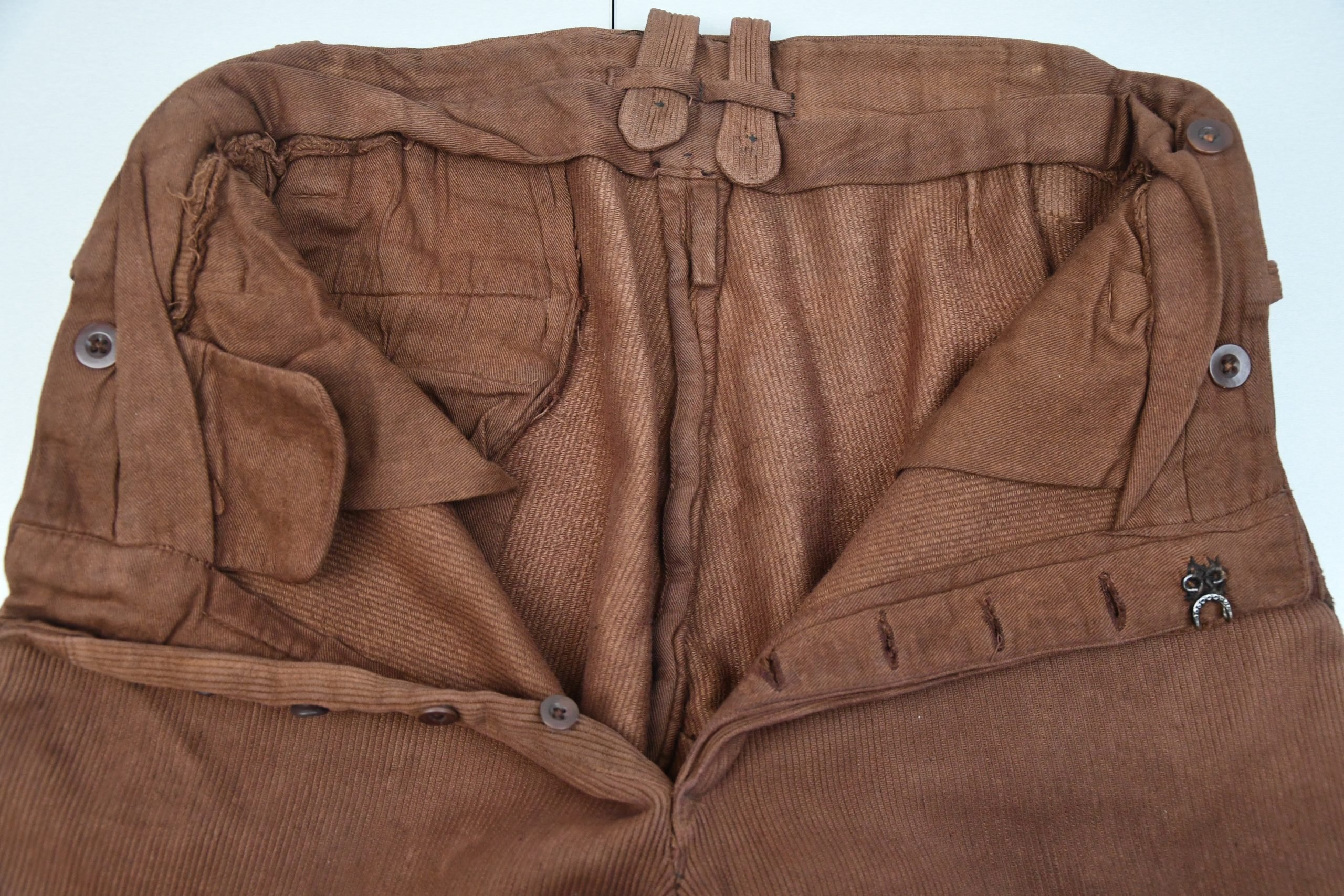 Early Political / SA 'Sturmabteilung' Brown Ribbed Trousers — image 8