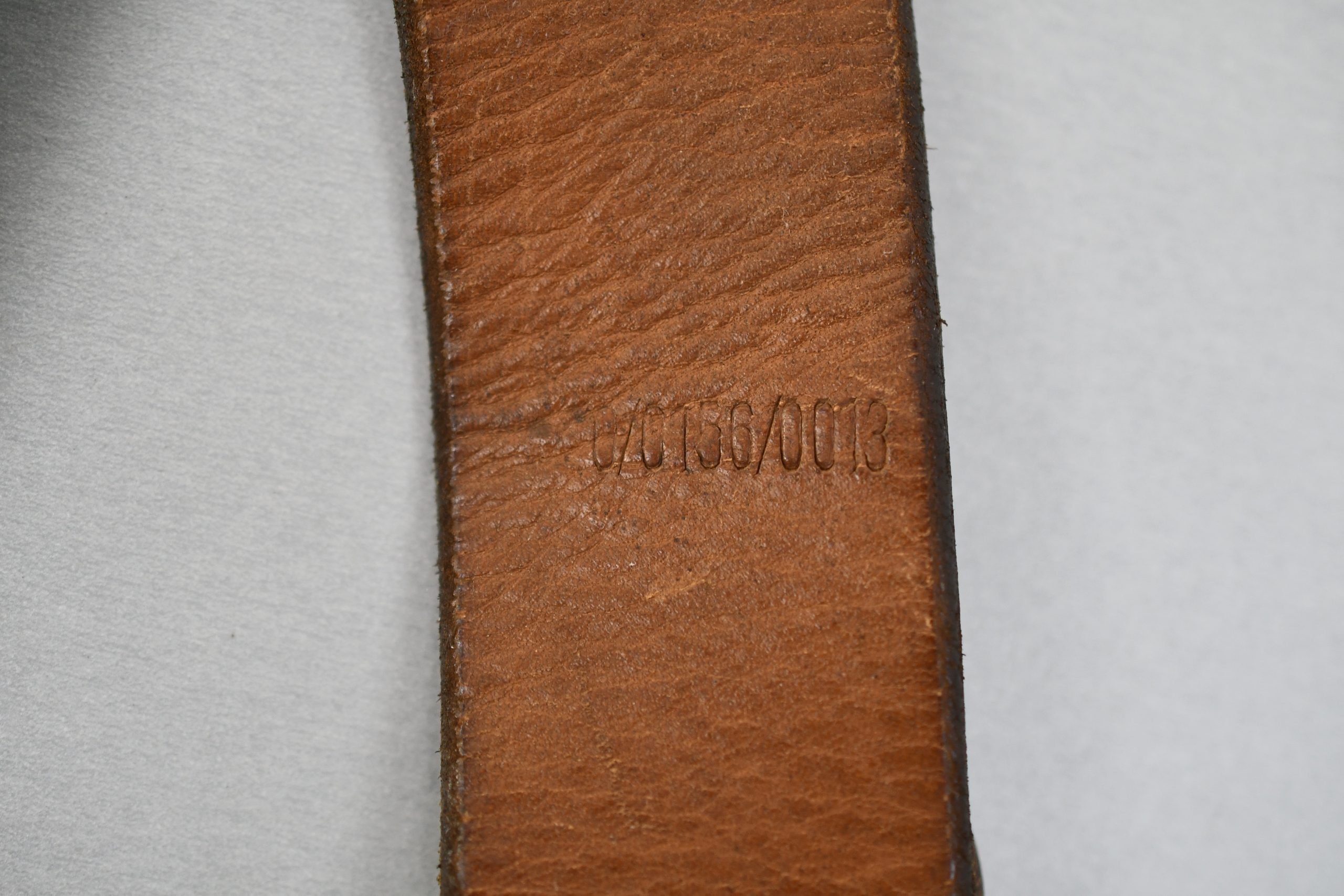 Wehrmacht leather Y-straps 'Koppeltragegestell' with RBNr. — image 4