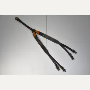 Wehrmacht leather Y-straps 'Koppeltragegestell' with RBNr.