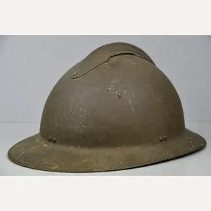 RARE M31 WW2 Belgian Adrian helmet without lion by Lescaut
