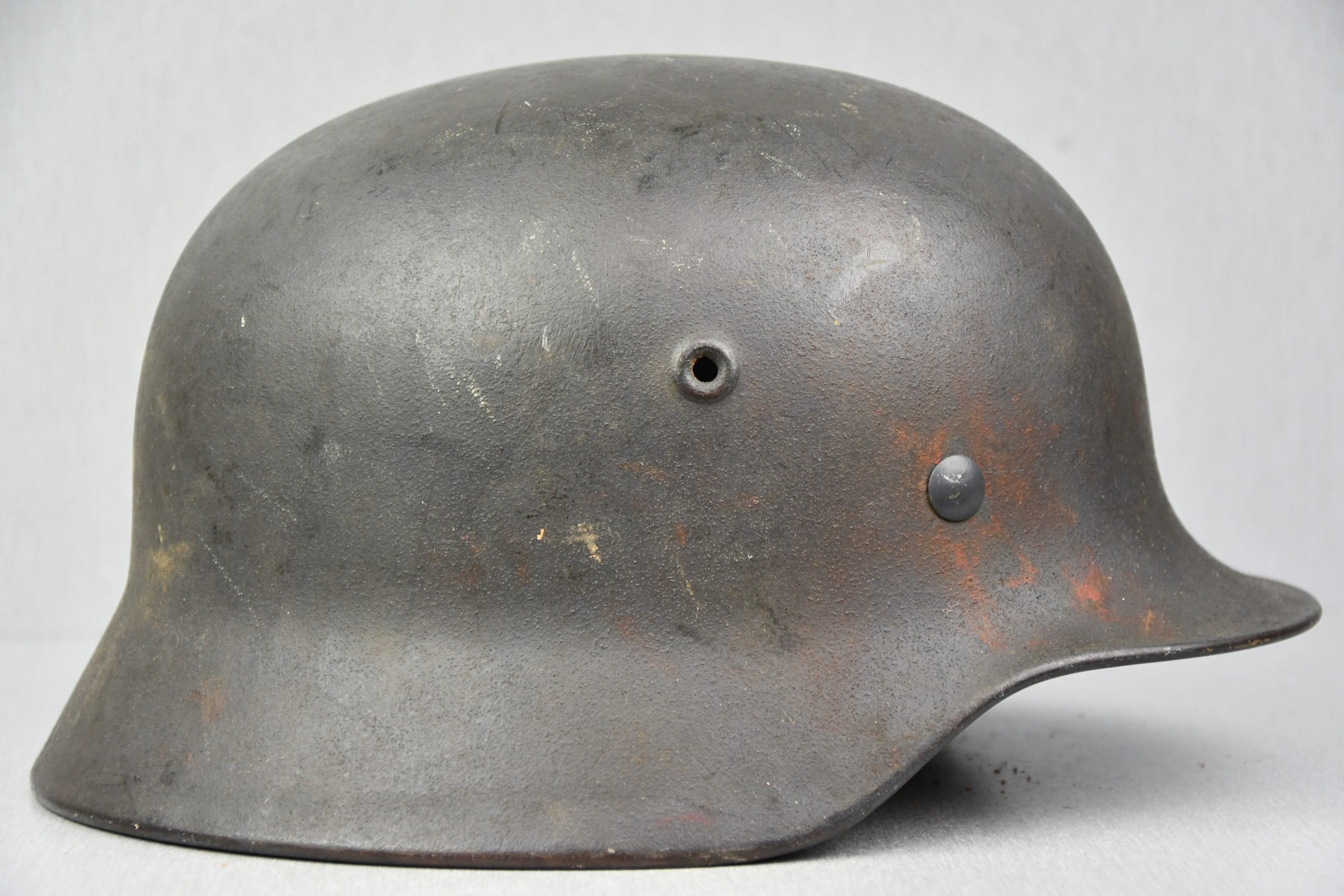 M40 Luftwaffe single decal steel helmet Q64 — image 4