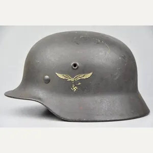 M40 Luftwaffe single decal steel helmet Q64