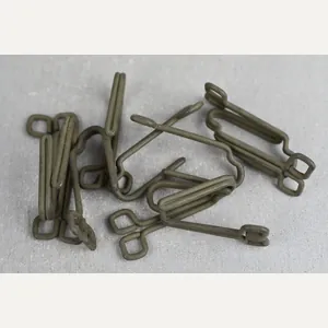 Wehrmacht/SS steel belt support hooks for Feldbluse