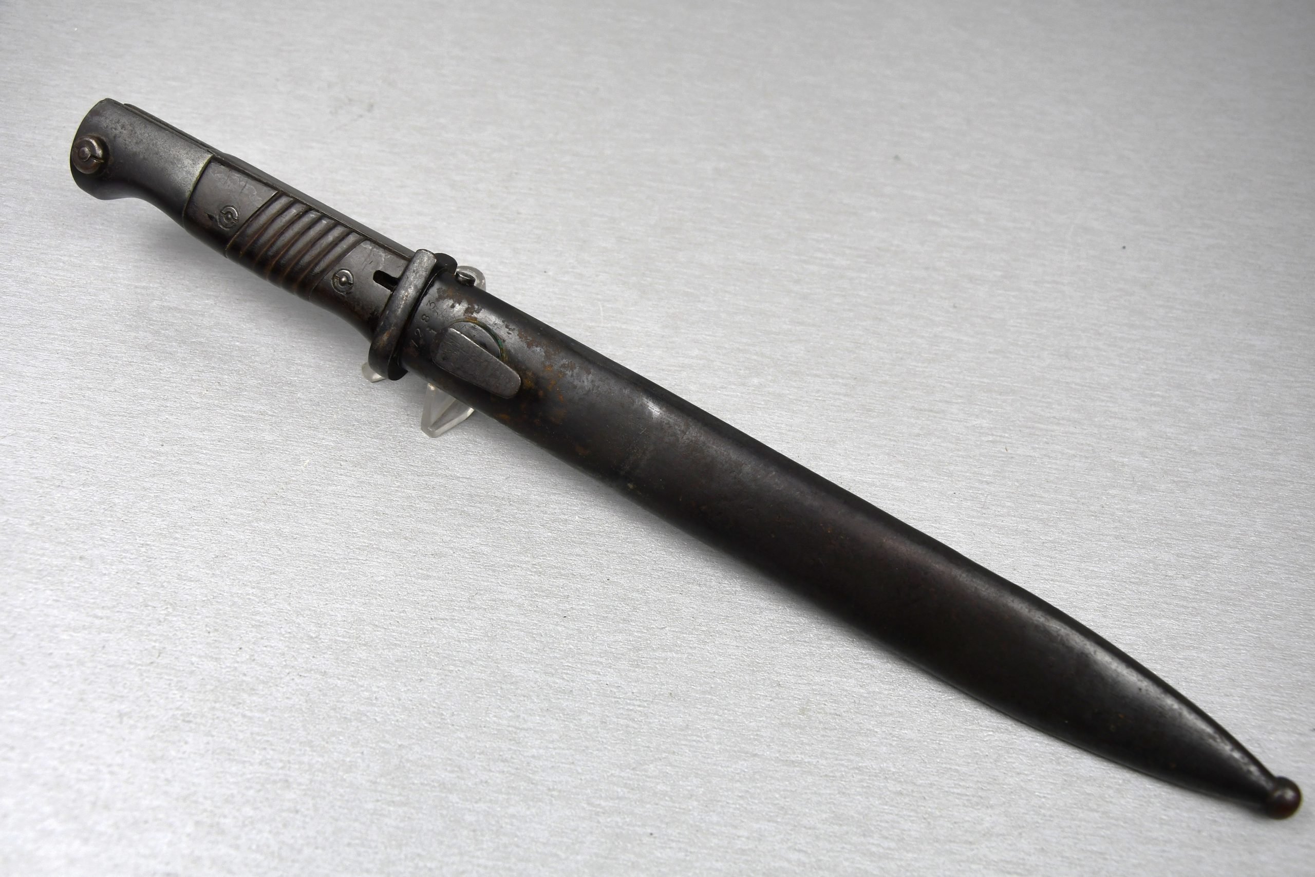 Wehrmacht K98 bayonet by Berg & Co. '38 with scabbard by Coppel 1939 — image 2