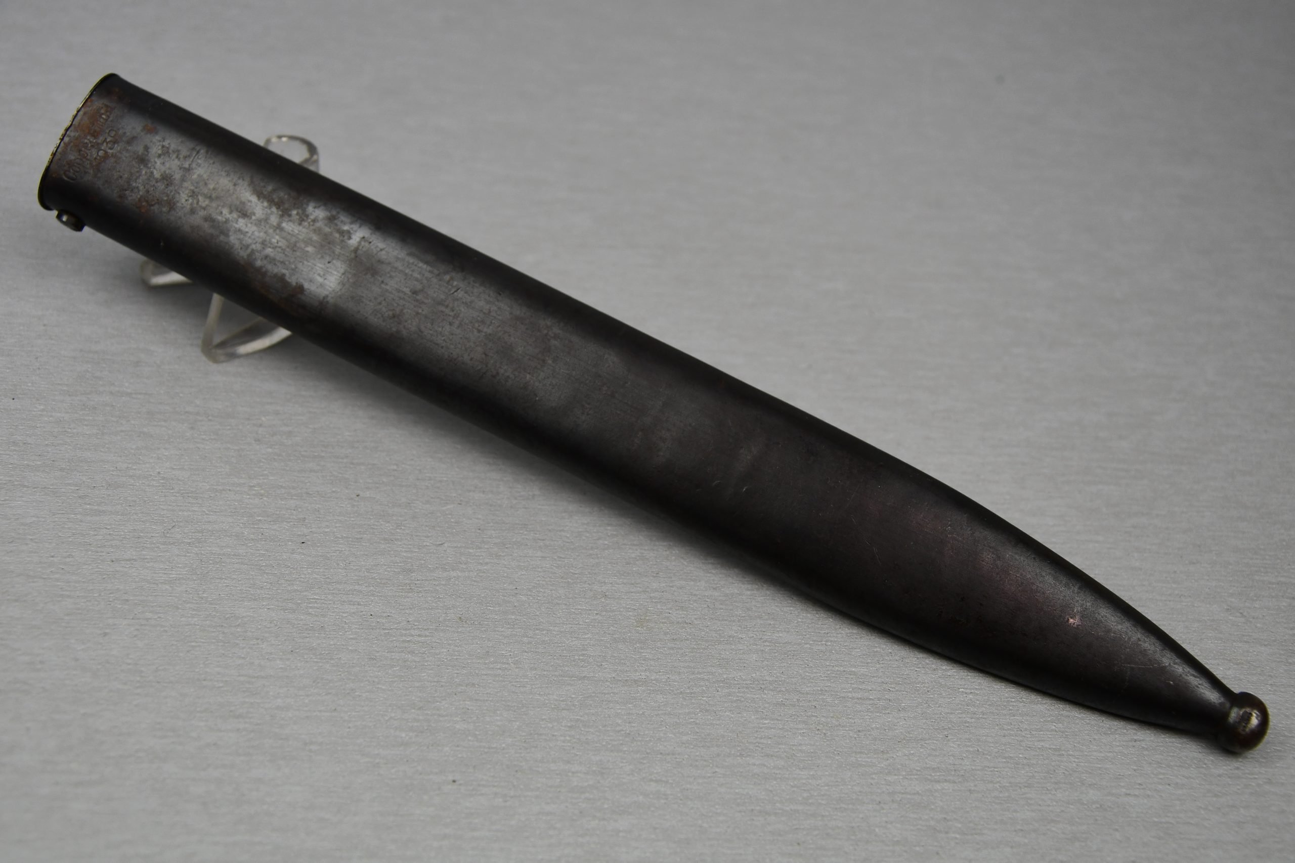 Wehrmacht K98 bayonet by Berg & Co. '38 with scabbard by Coppel 1939 — image 7