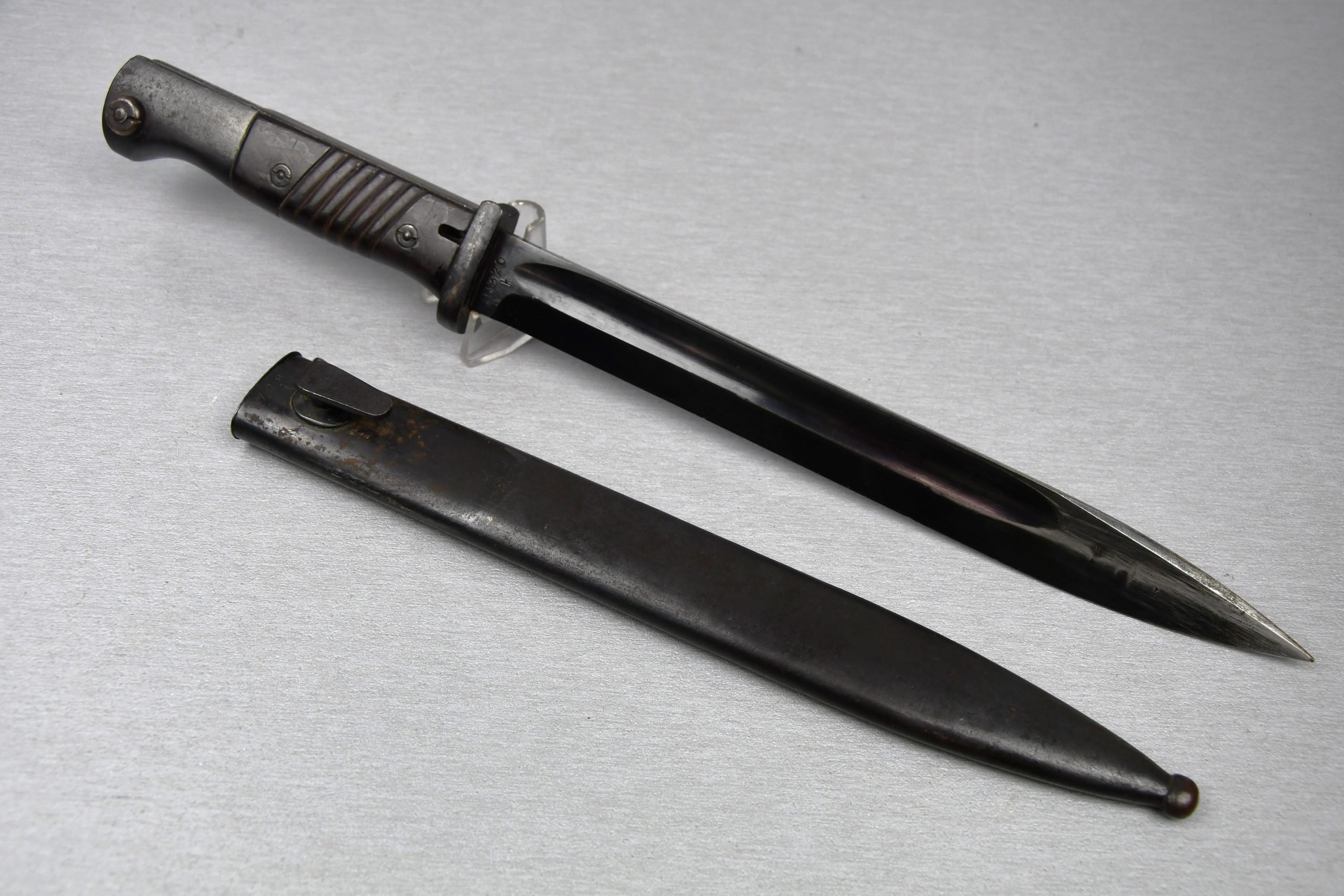 Wehrmacht K98 bayonet by Berg & Co. '38 with scabbard by Coppel 1939 — image 8