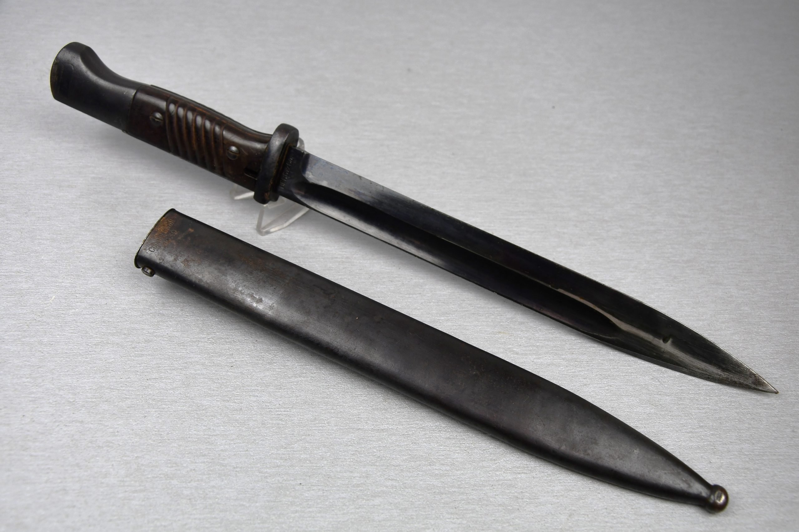 Wehrmacht K98 bayonet by Berg & Co. '38 with scabbard by Coppel 1939 — image 9