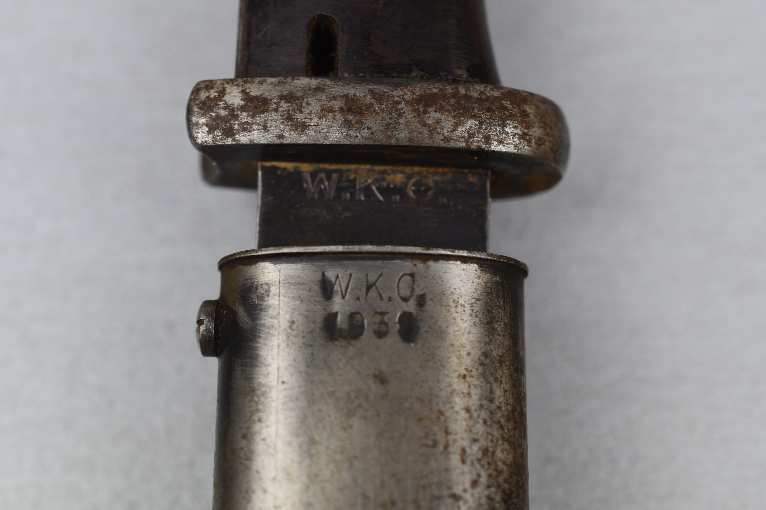 Matching Wehrmacht K98 bayonet by W.K.C. 1939 — image 11