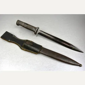 Wehrmacht K98 bayonet by W.K.C. 1939 with frog