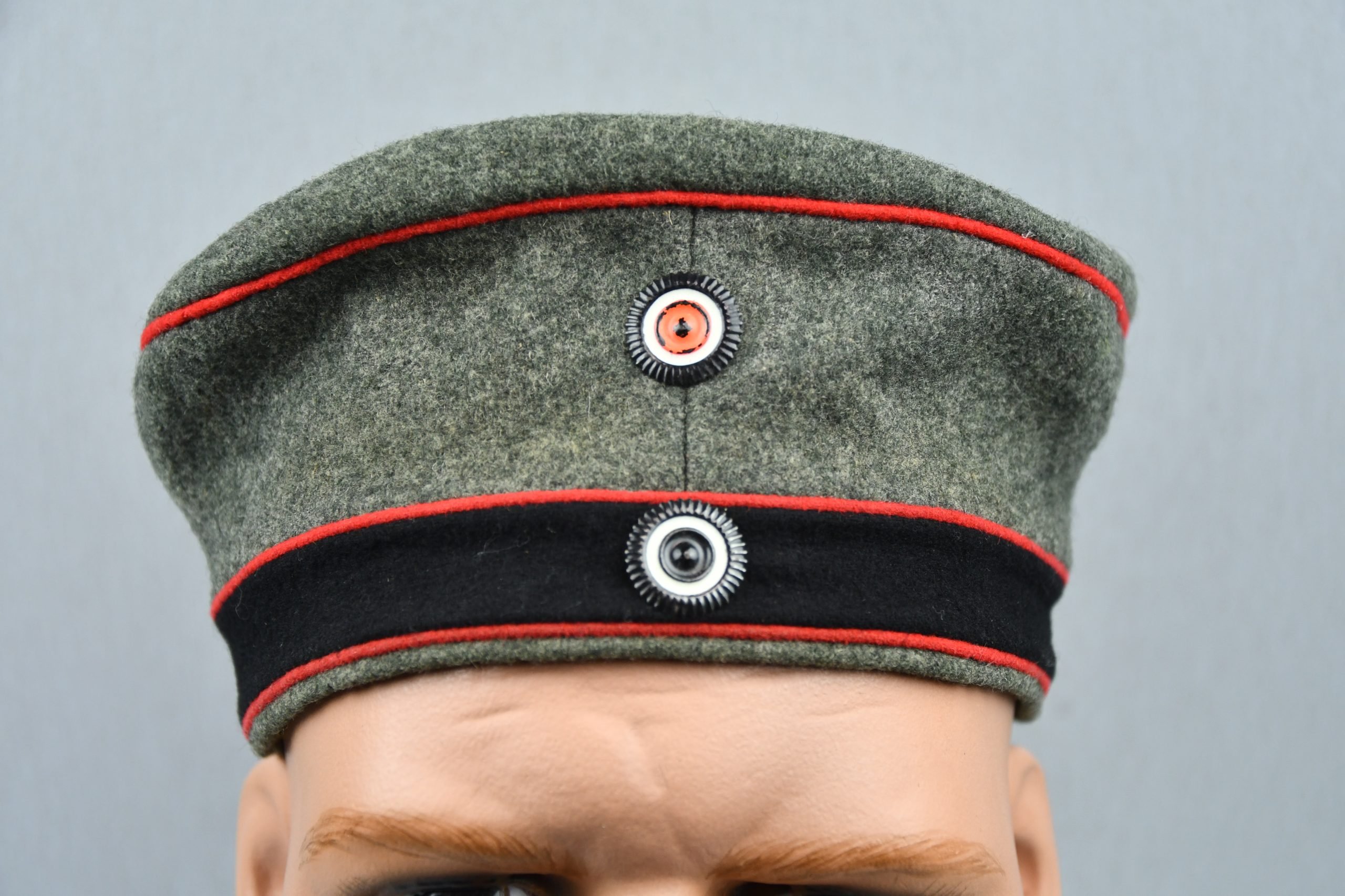WW1 M1907 German 'Prussian' artillery field cap 'Tellermütze' — image 2