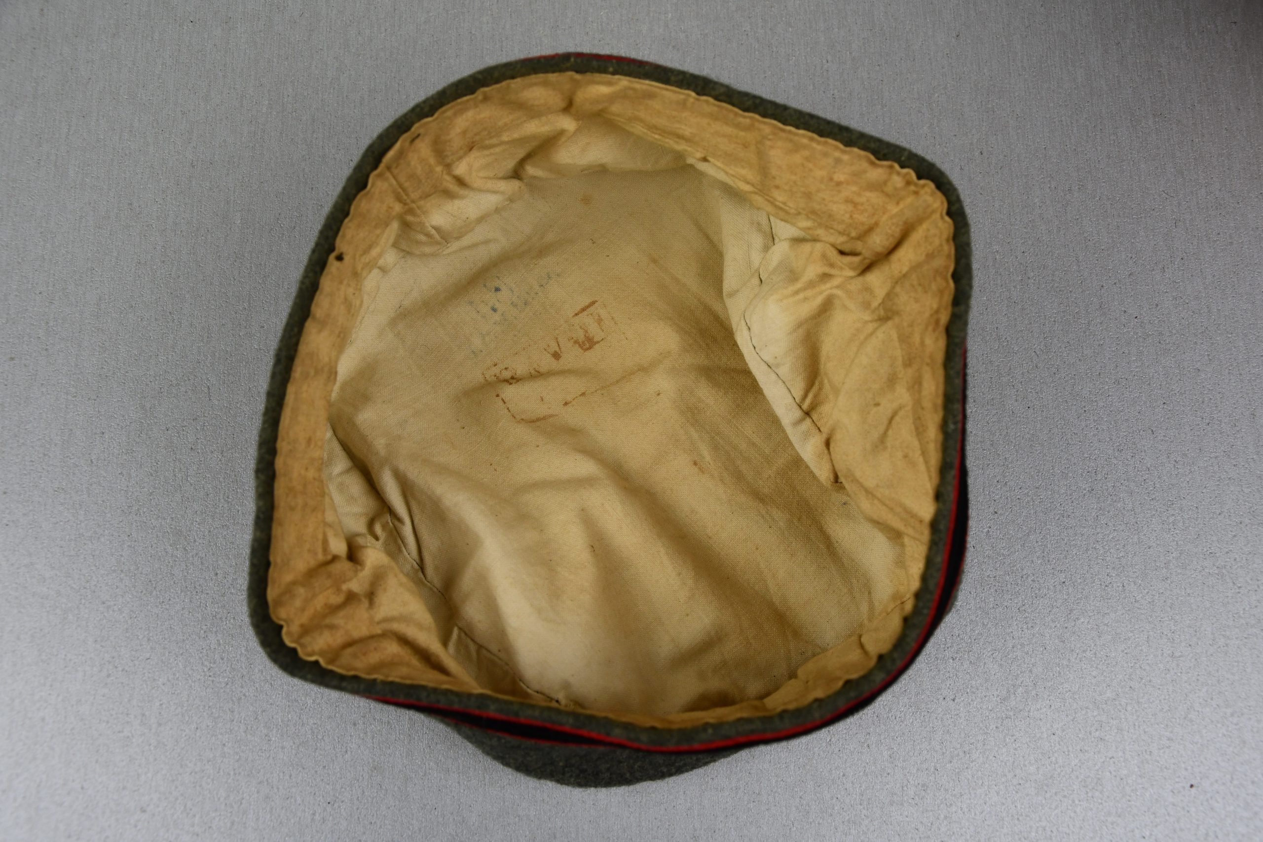 WW1 M1907 German 'Prussian' artillery field cap 'Tellermütze' — image 7