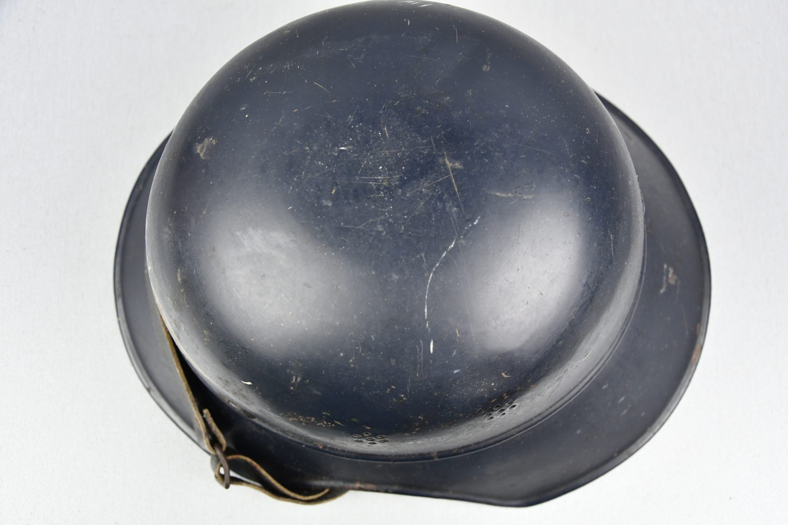 M38 Luftschutz 'Gladiator' three piece steel helmet — image 7