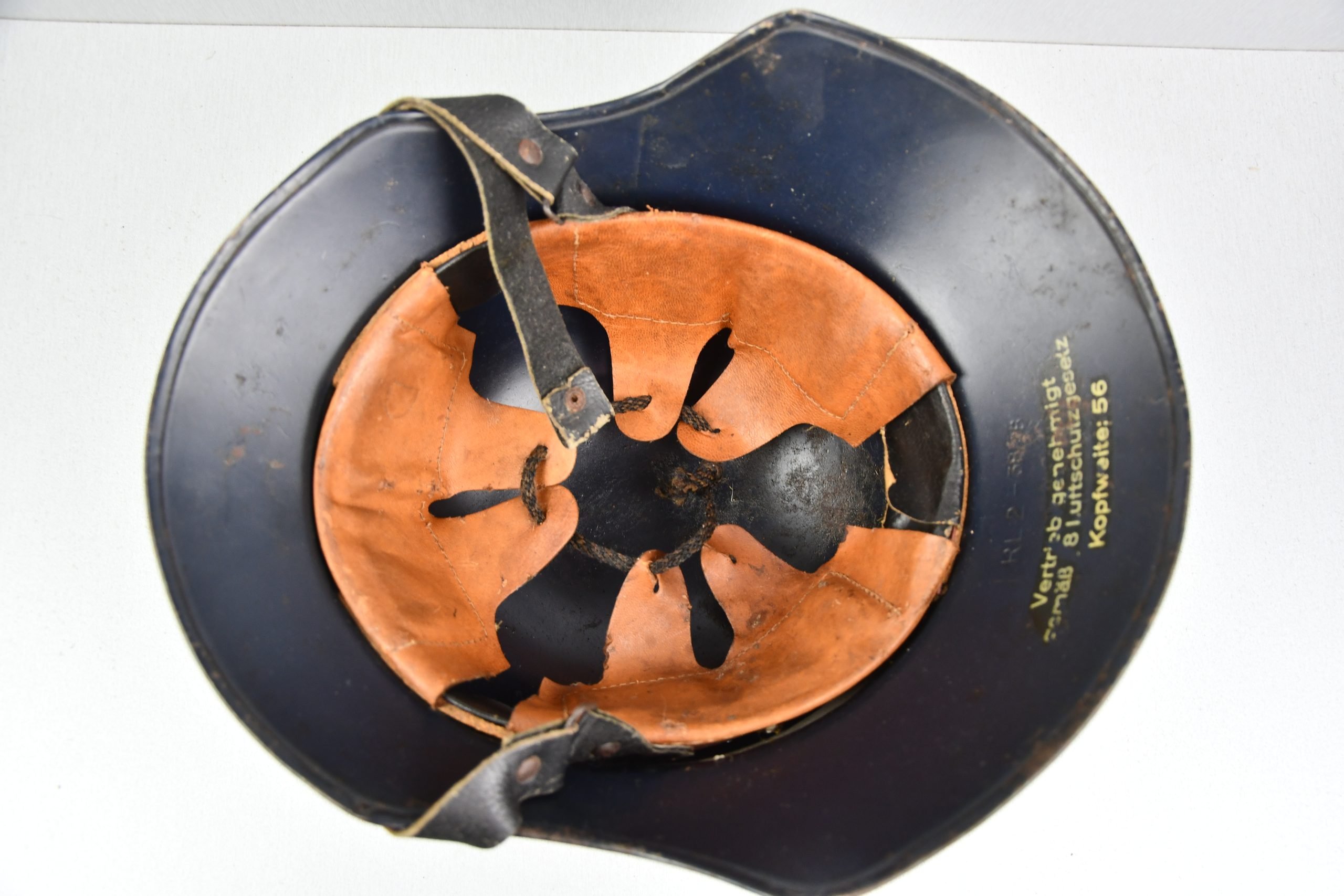 M38 Luftschutz 'Gladiator' three piece steel helmet — image 8