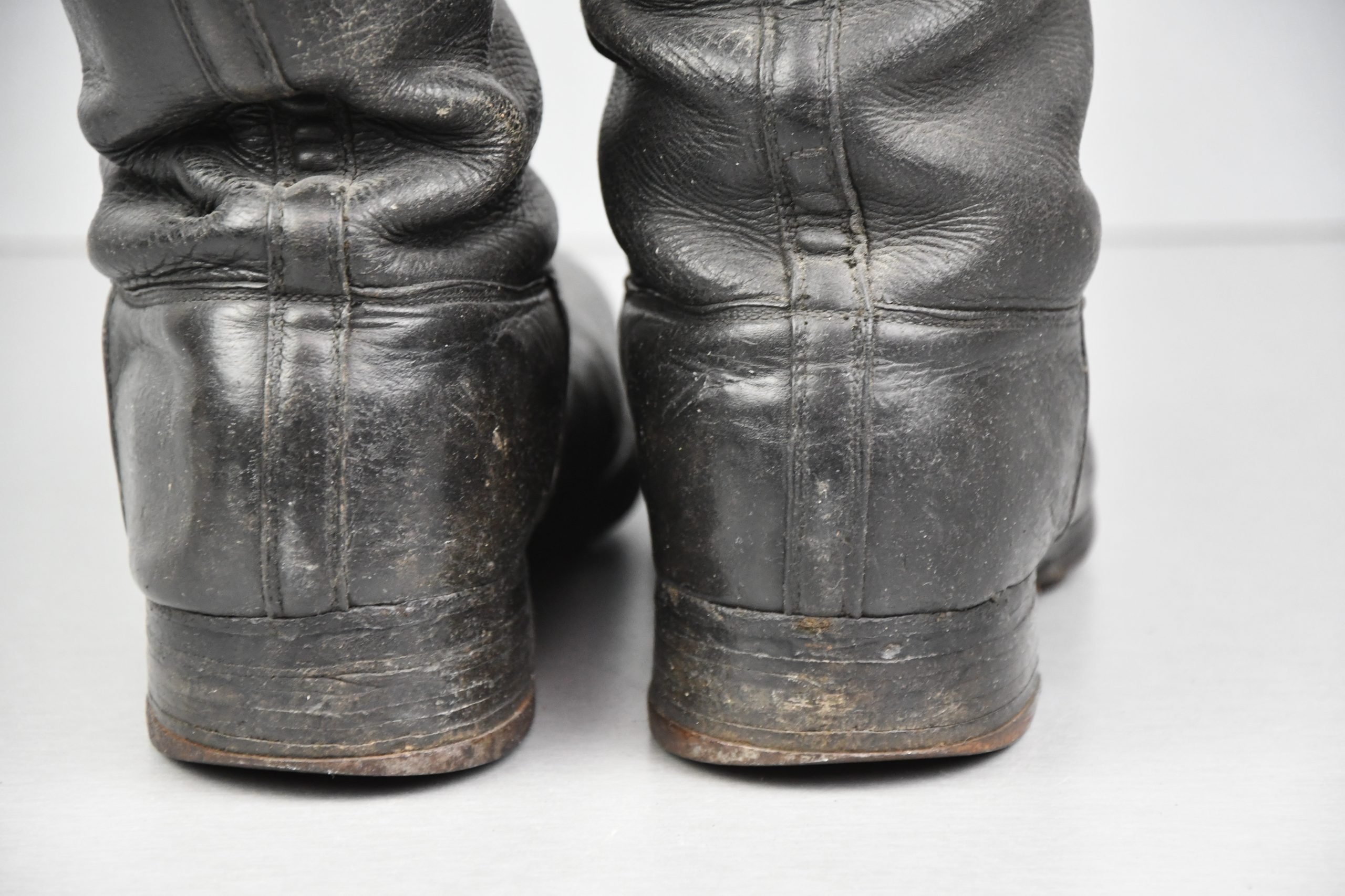 Wehrmacht/SS leather officer boots with hob nails — image 11