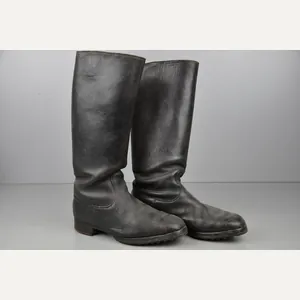 Wehrmacht/SS leather officer boots with hob nails
