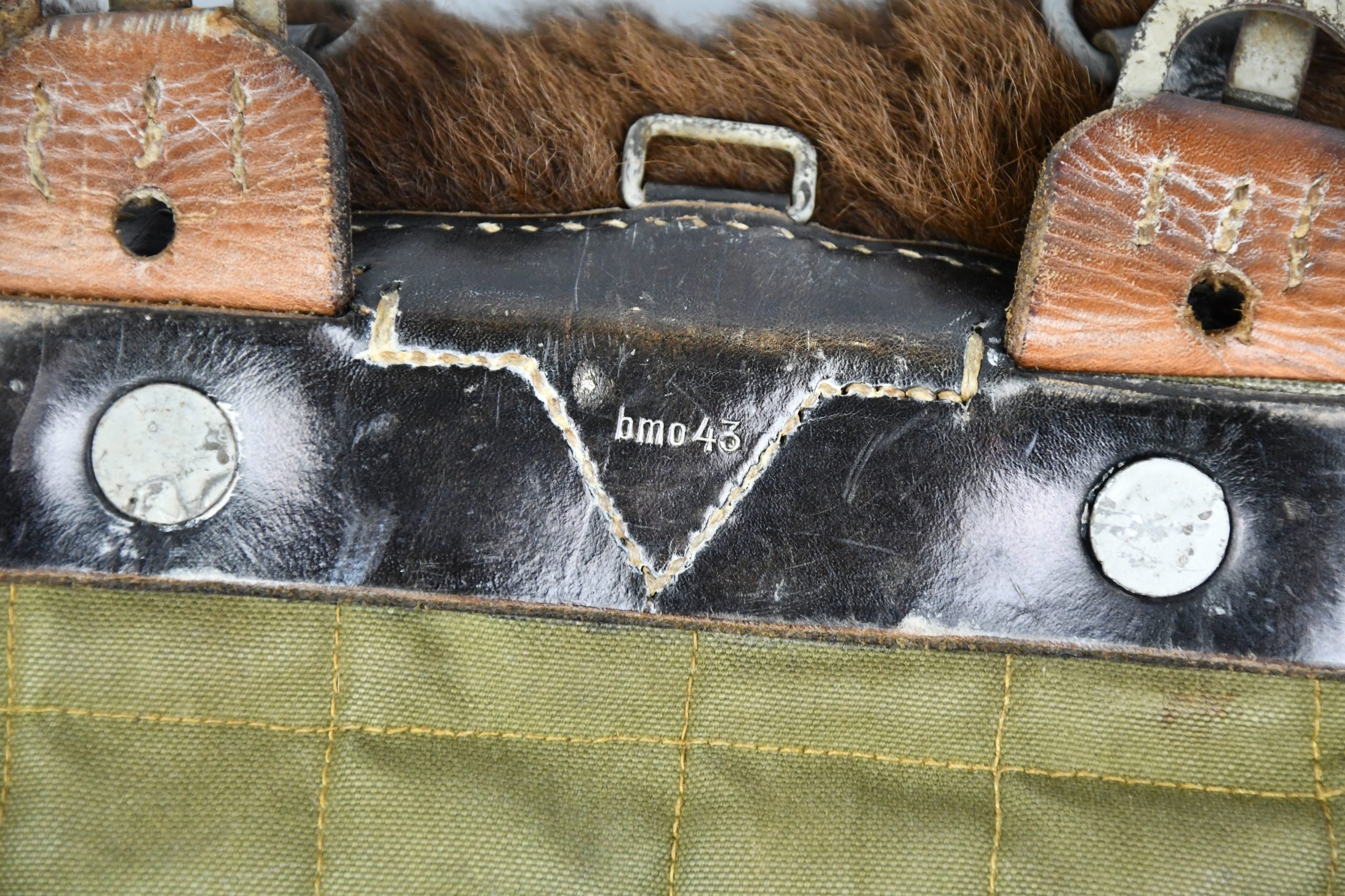 Wehrmacht 'Tornister' pony fur rucksack by bmo 1943 — image 6