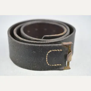 Late war Wehrmacht/Waffen-SS leather equipment belt with RBNr. 1945