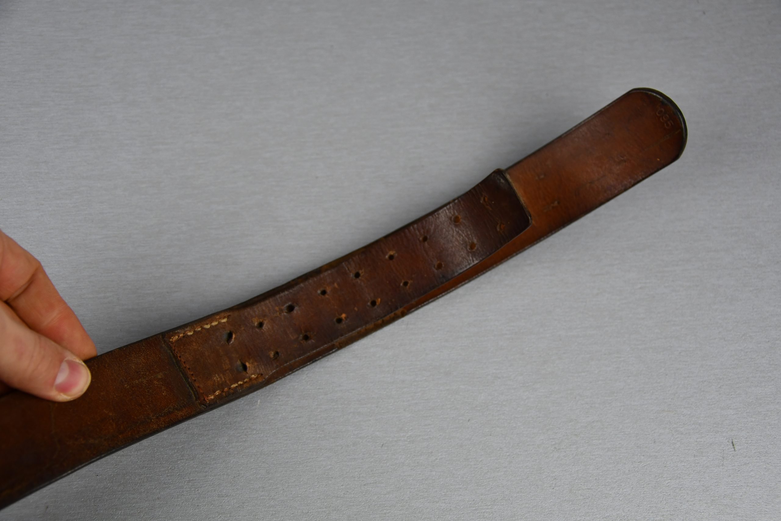 Luftwaffe leather equipment belt ca. 1941 — image 5