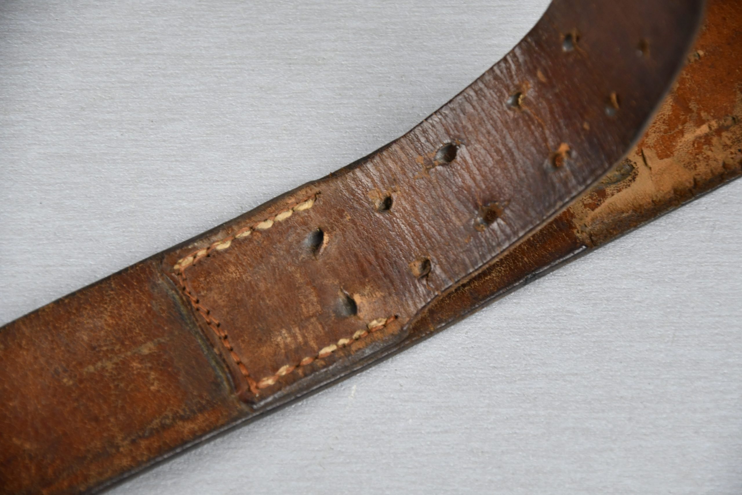Luftwaffe leather equipment belt ca. 1941 — image 6