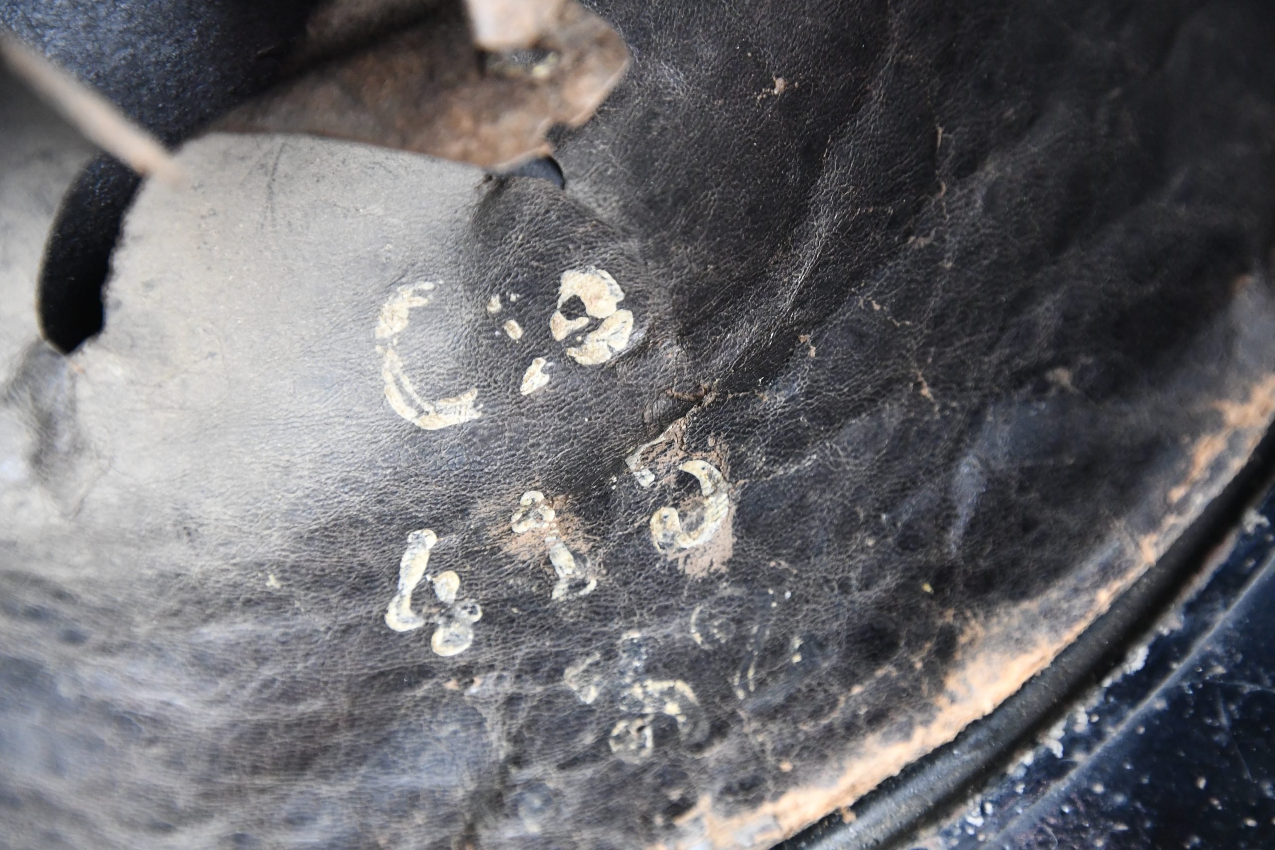 WW1 M1915 black Belgian Adrian helmet for Rijkswacht — image 10