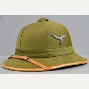 MINT Luftwaffe 'Afrikakorps' tropical pith helmet in green by ORL …