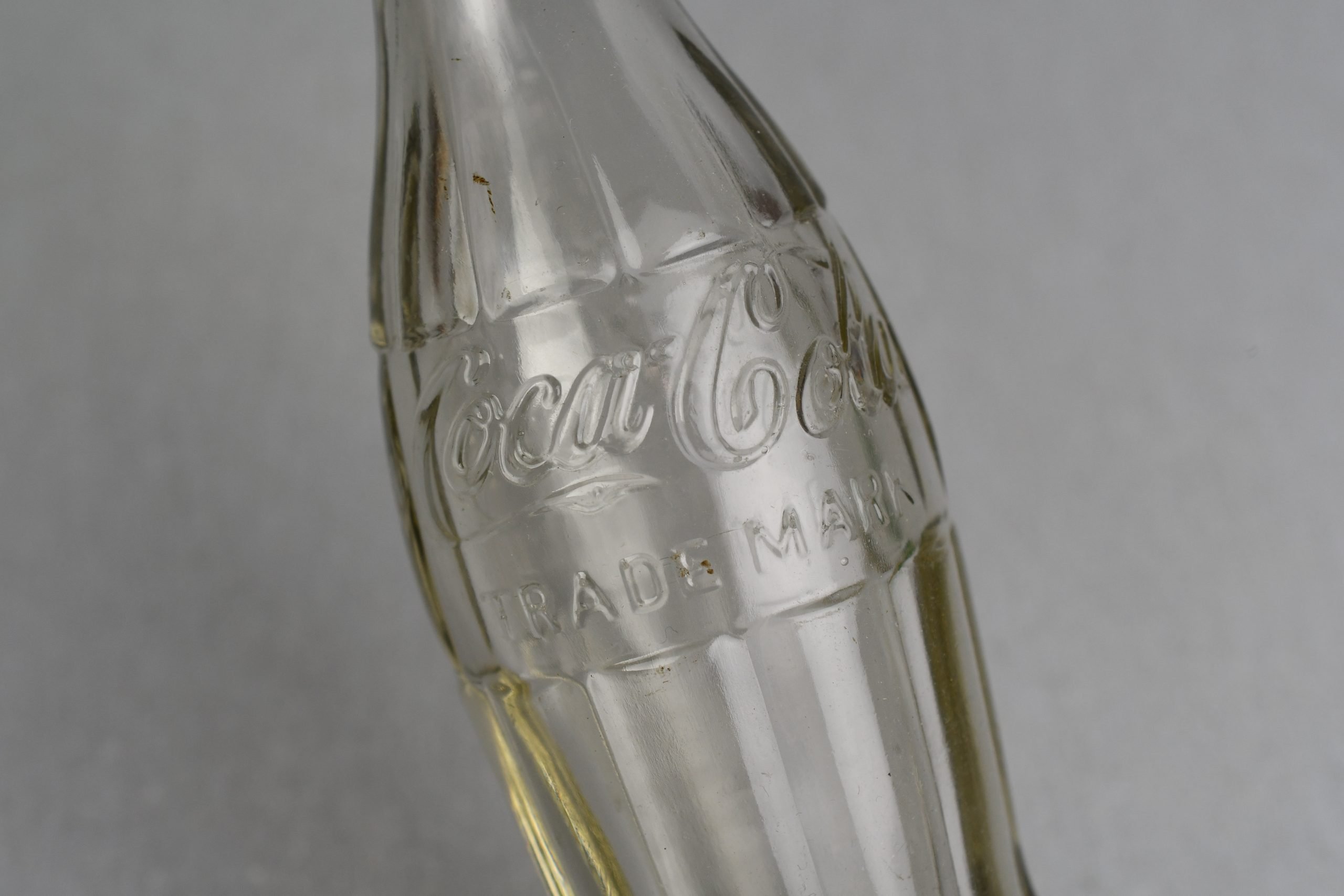 Original WW2 Coca-Cola Glass Bottle – 1945 – US Army / American GI Display — image 2