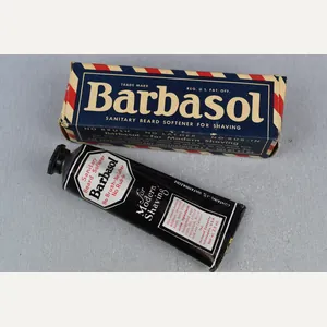 US WW2 American Soldier Barbasol Brushless Shaving Cream