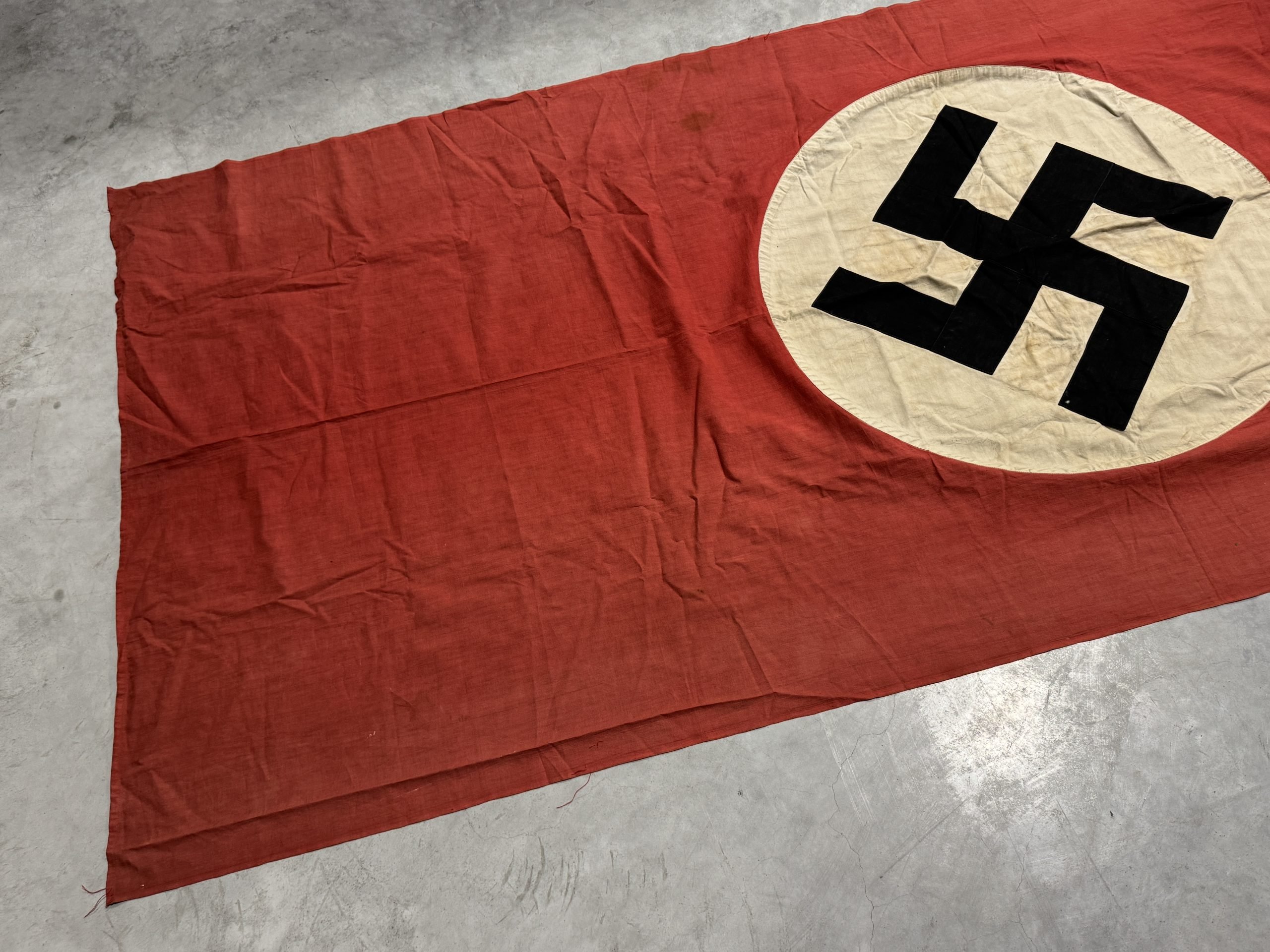 Large NSDAP double sided building banner 110 x 275 — image 11