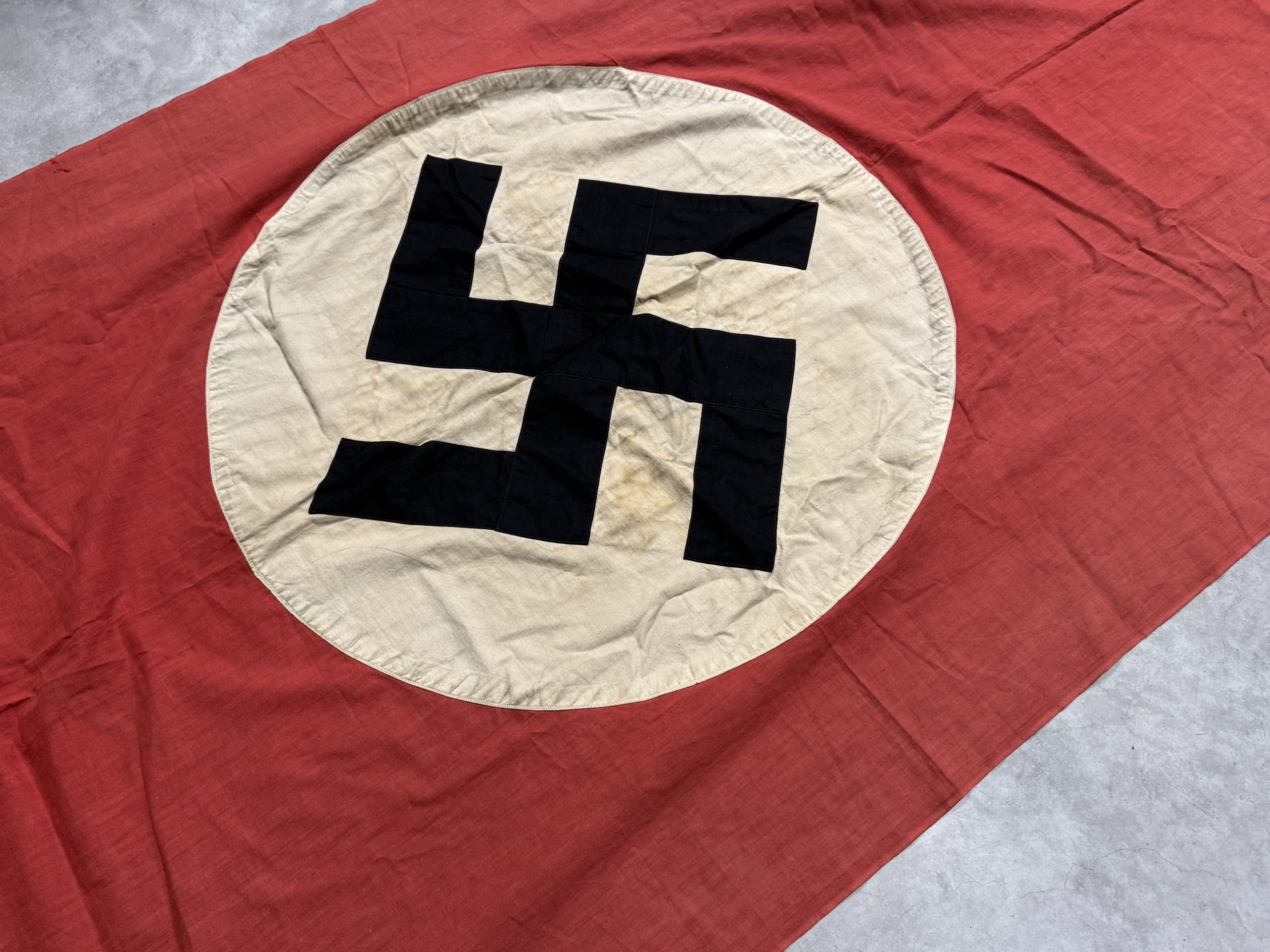 Large NSDAP double sided building banner 110 x 275 — image 2