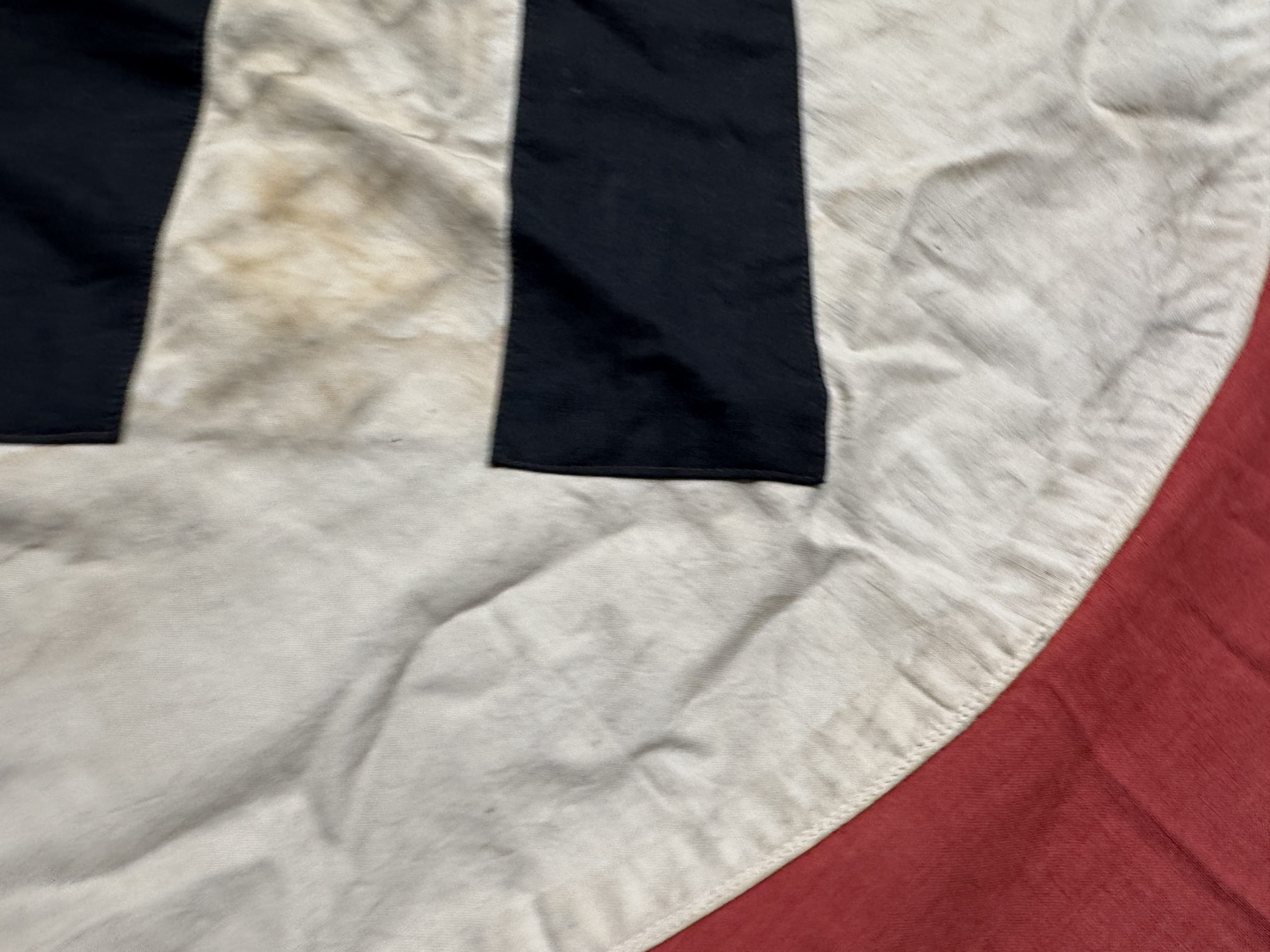 Large NSDAP double sided building banner 110 x 275 — image 3