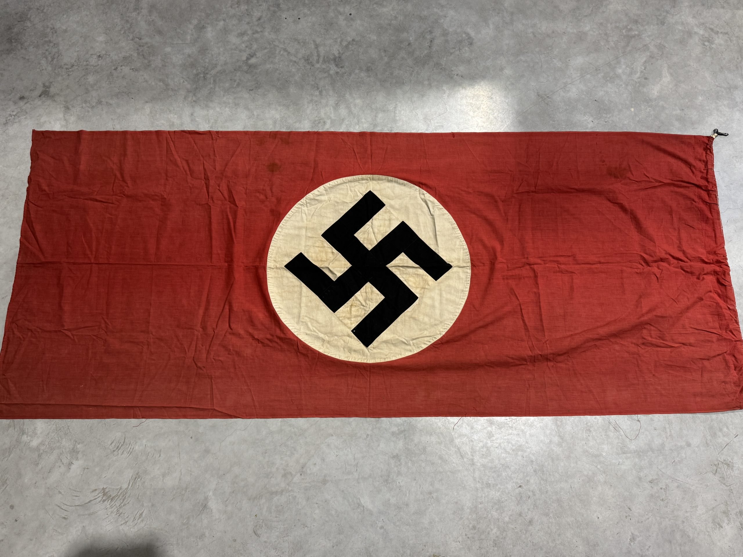 Large NSDAP double sided building banner 110 x 275 — image 9