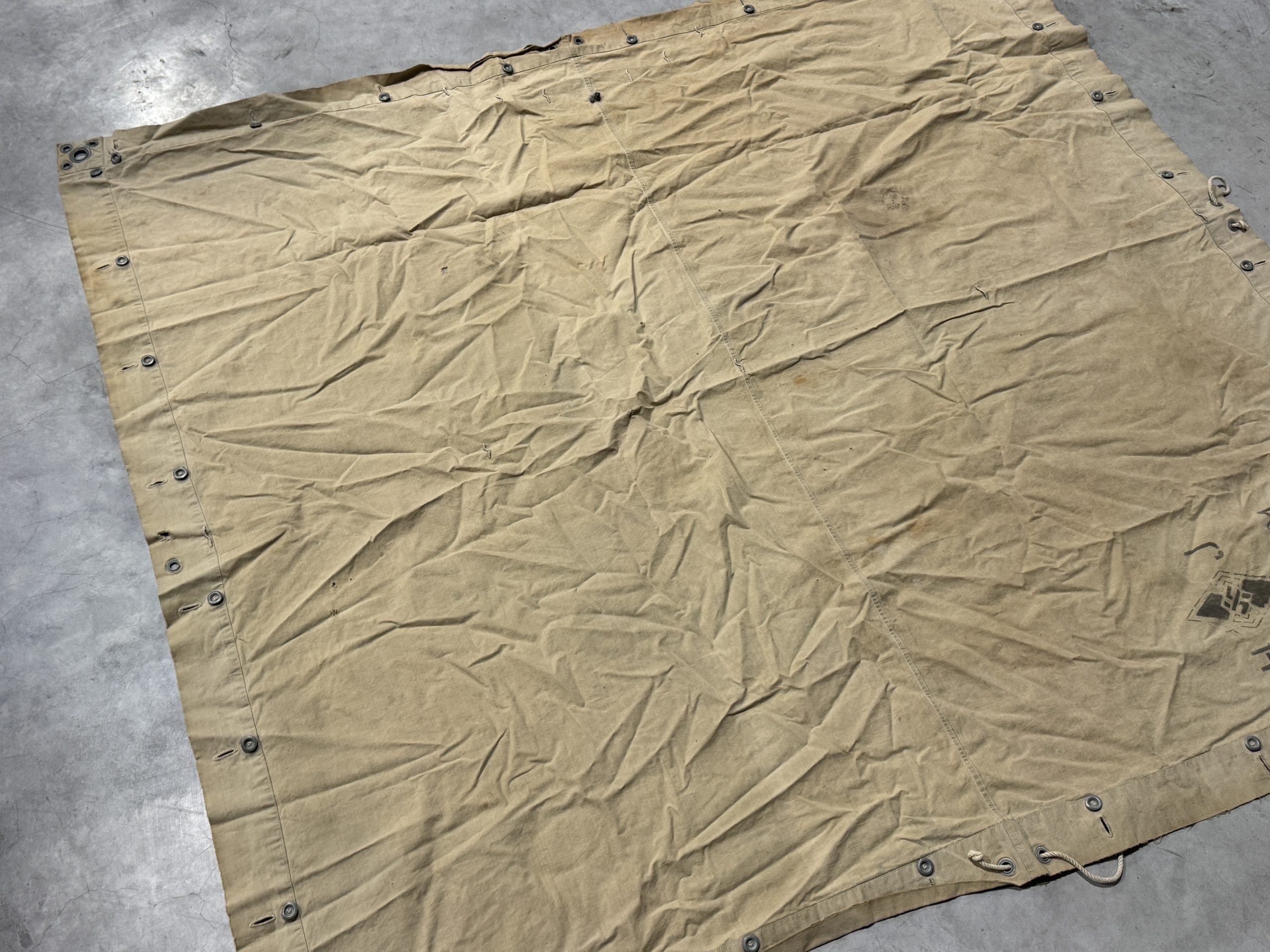 RARE Hitlerjugend 'Zeltbahn' shelter quarter 'Gebiet 21 Baden' — image 5