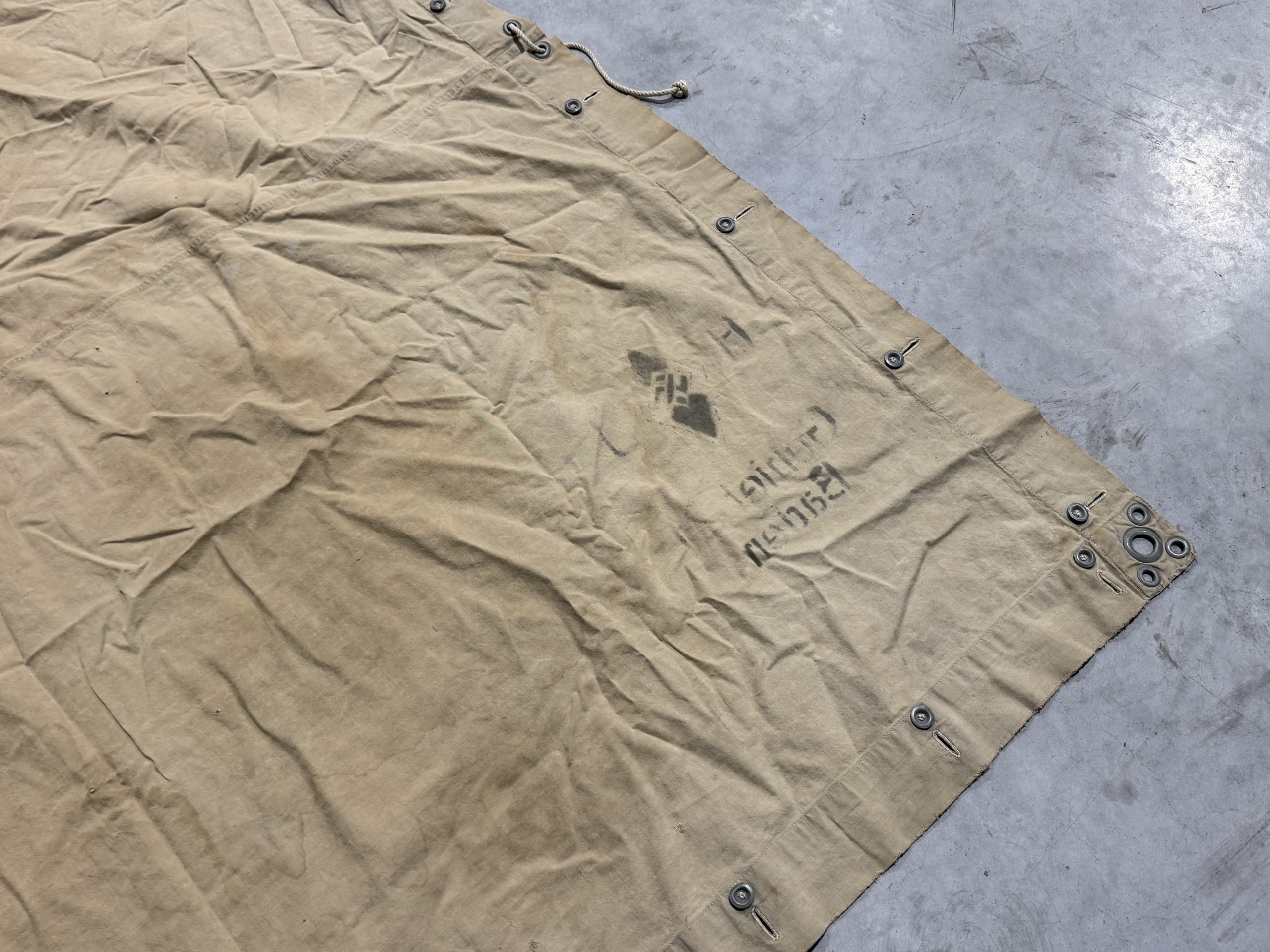 RARE Hitlerjugend 'Zeltbahn' shelter quarter 'Gebiet 21 Baden' — image 7