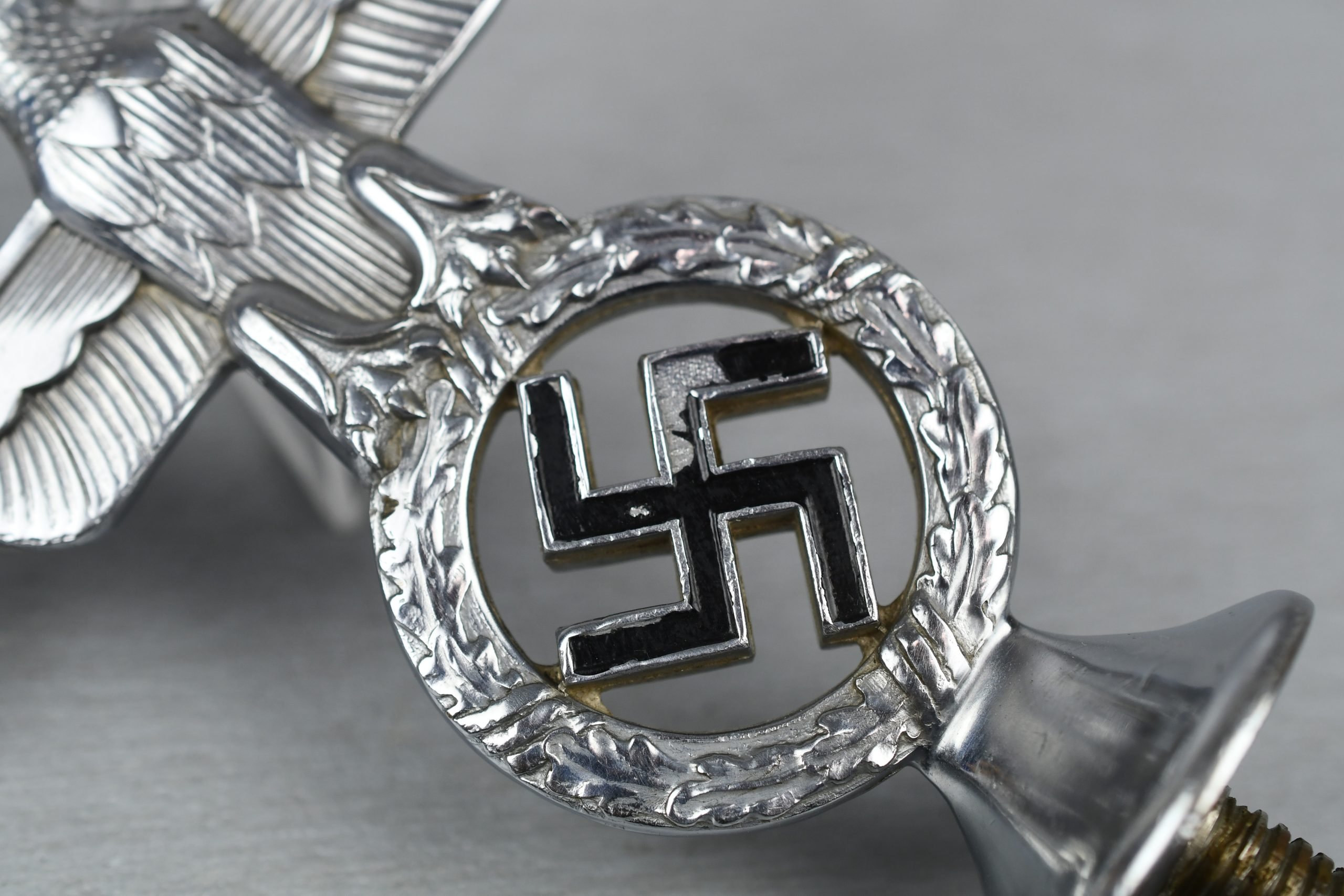 RARE NSKK flag pole top eagle RZM marked — image 2